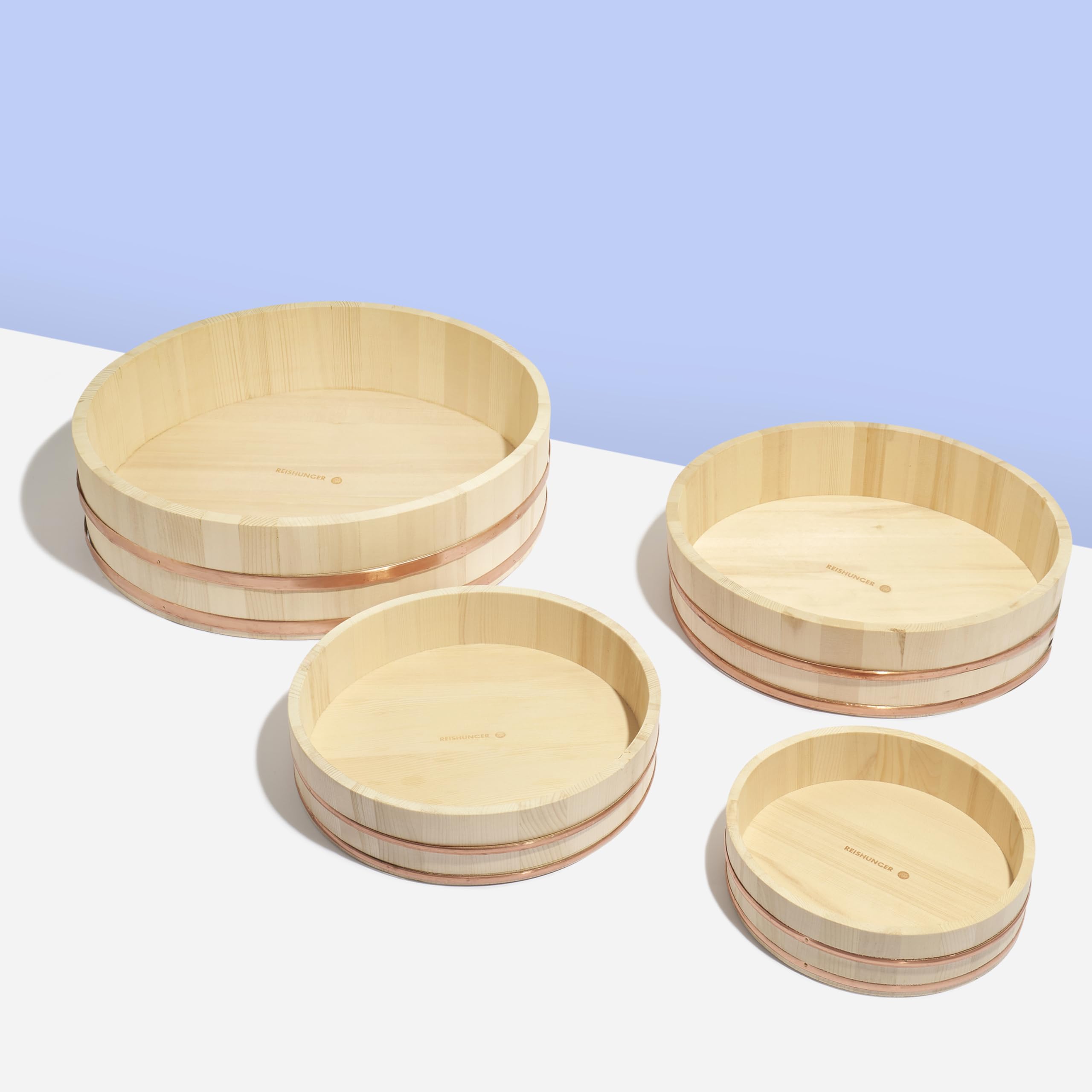 reishunger-hangiri-holzsch-ssel-48-cm-sushi-reis-bottich-aus-kiefernholz image 2