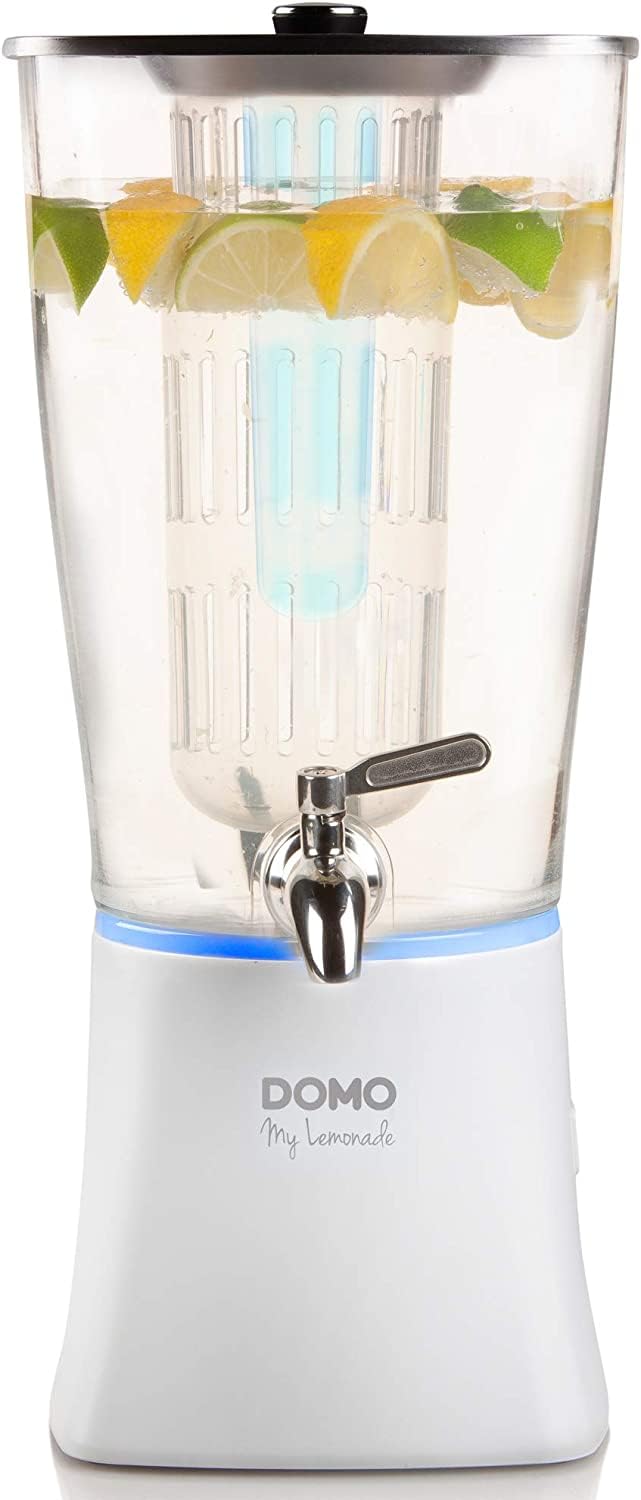 domo-do9197ld-getr-nkespender-my-lemonade-4l-wei-led image 1