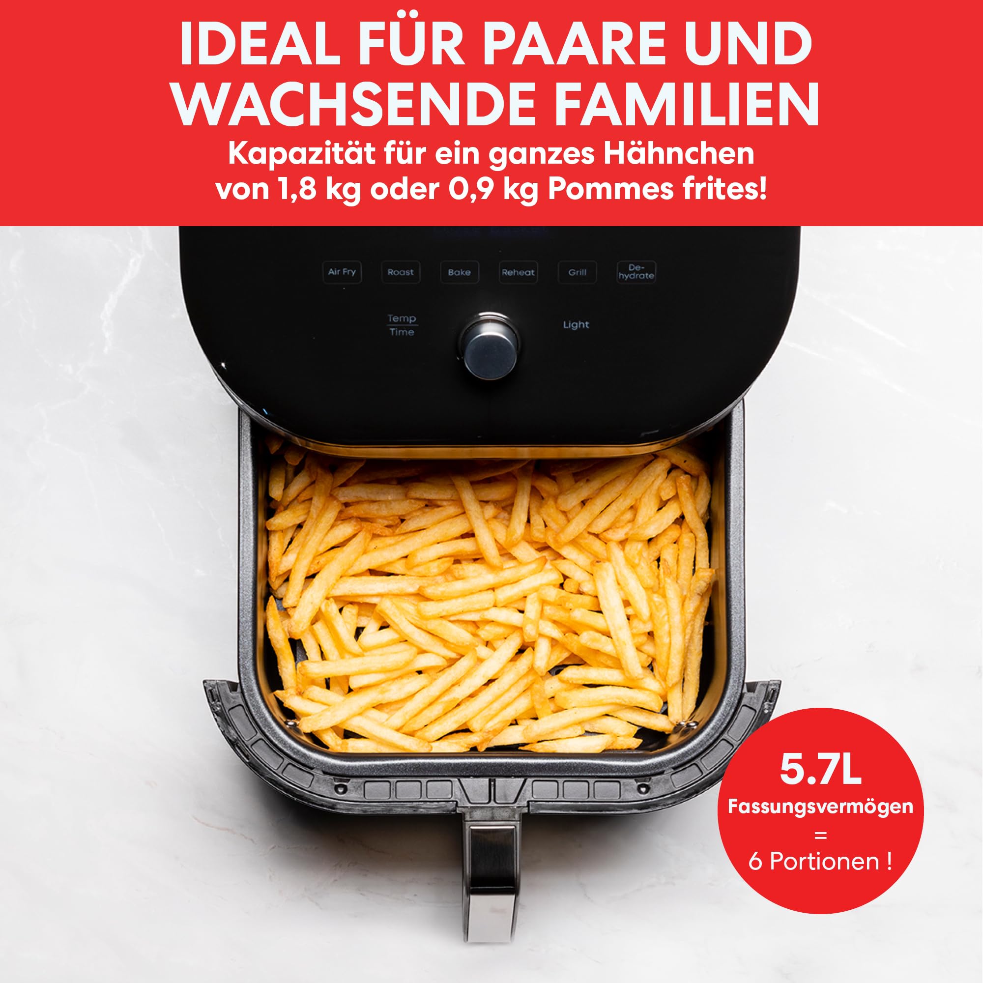 instant-pot-vortex-plus-5-7l-hei-luftfritteuse-mit-clearcook-edelstahl image 5
