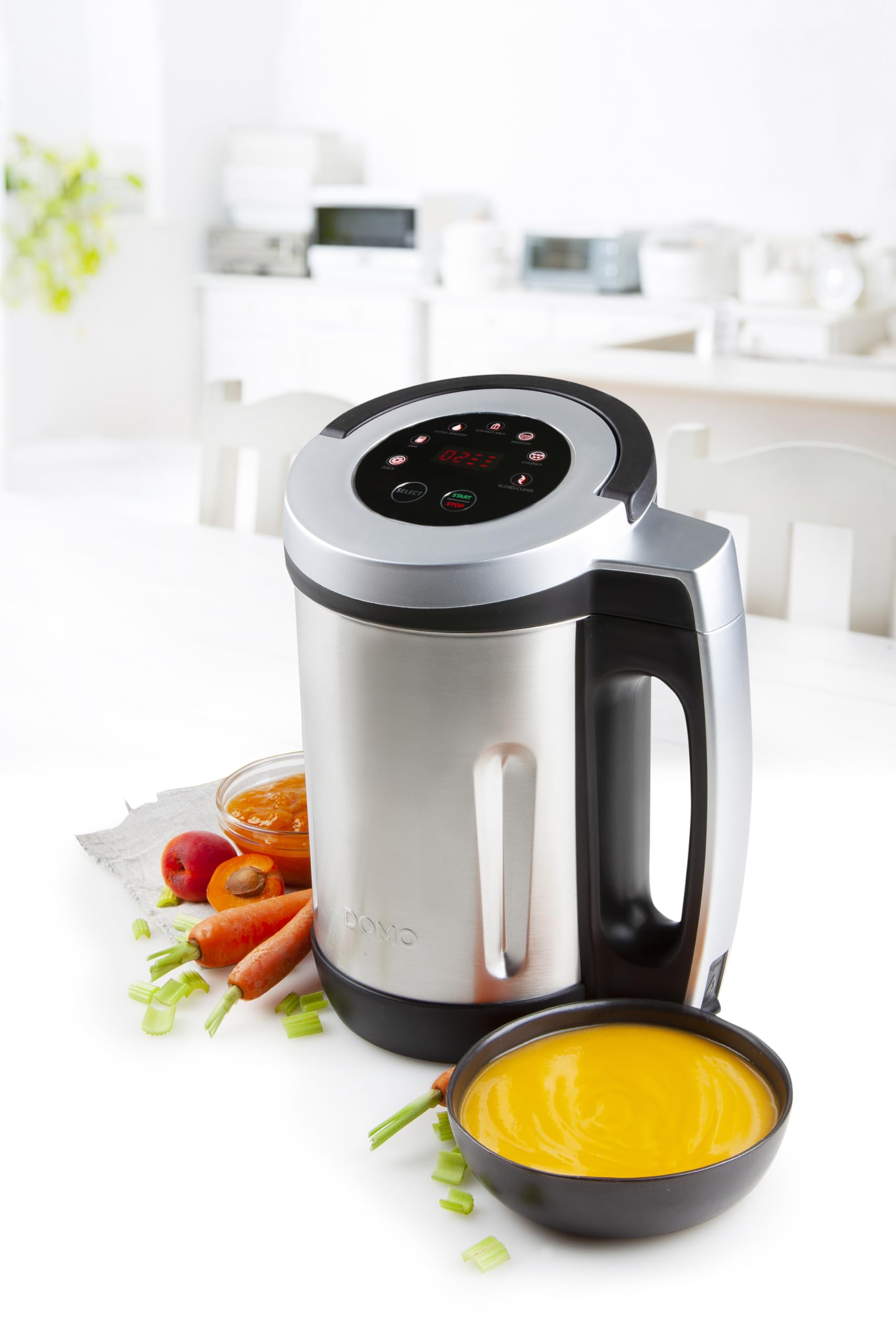 domo-do498bl-suppenkocher-2-2l-mit-mixer-7-programme-edelstahl image 2
