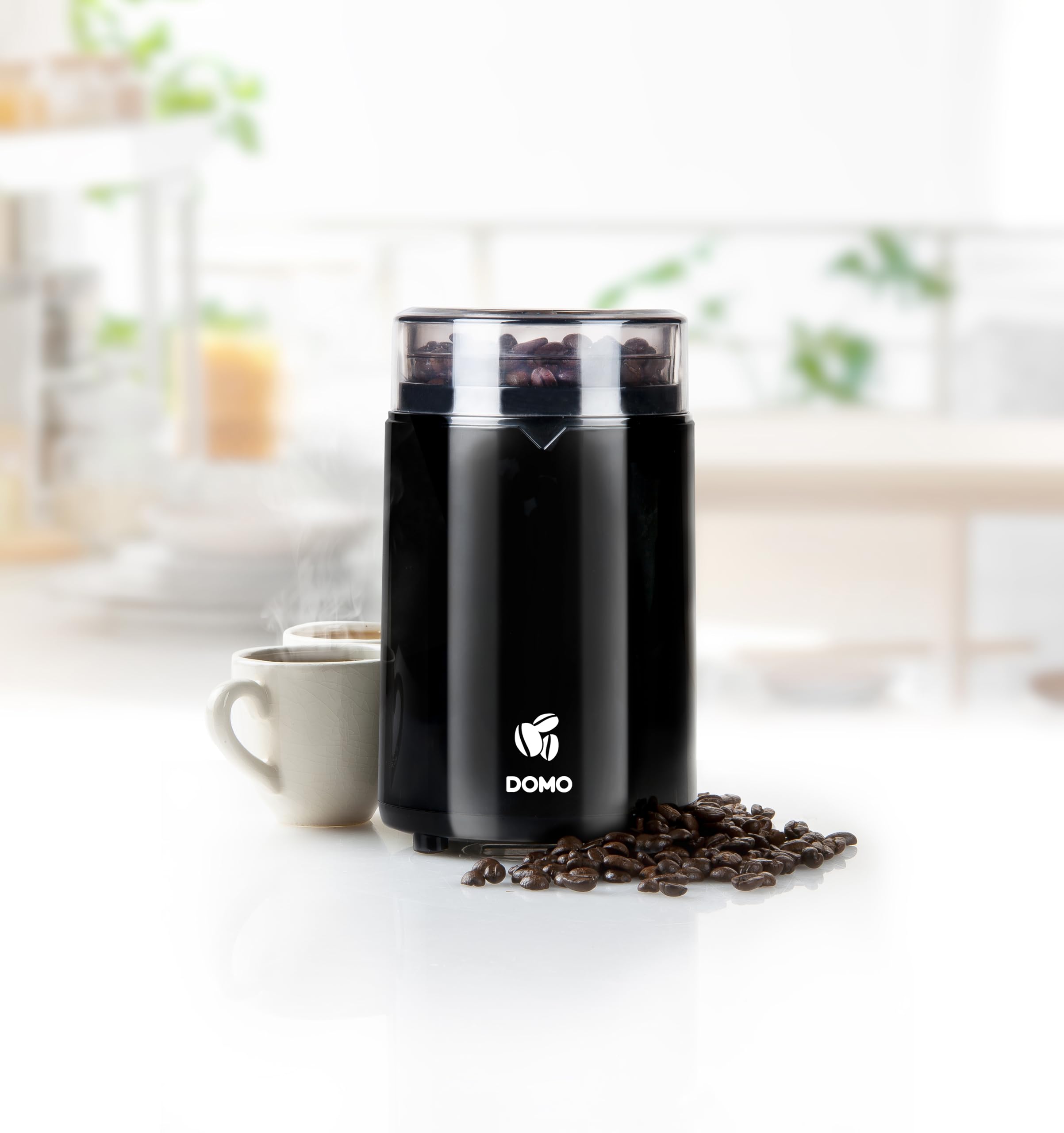 domo-do712k-elektrische-kaffeem-hle-70-g-schwarz-mahlgrad-fein-bis-grob image 4