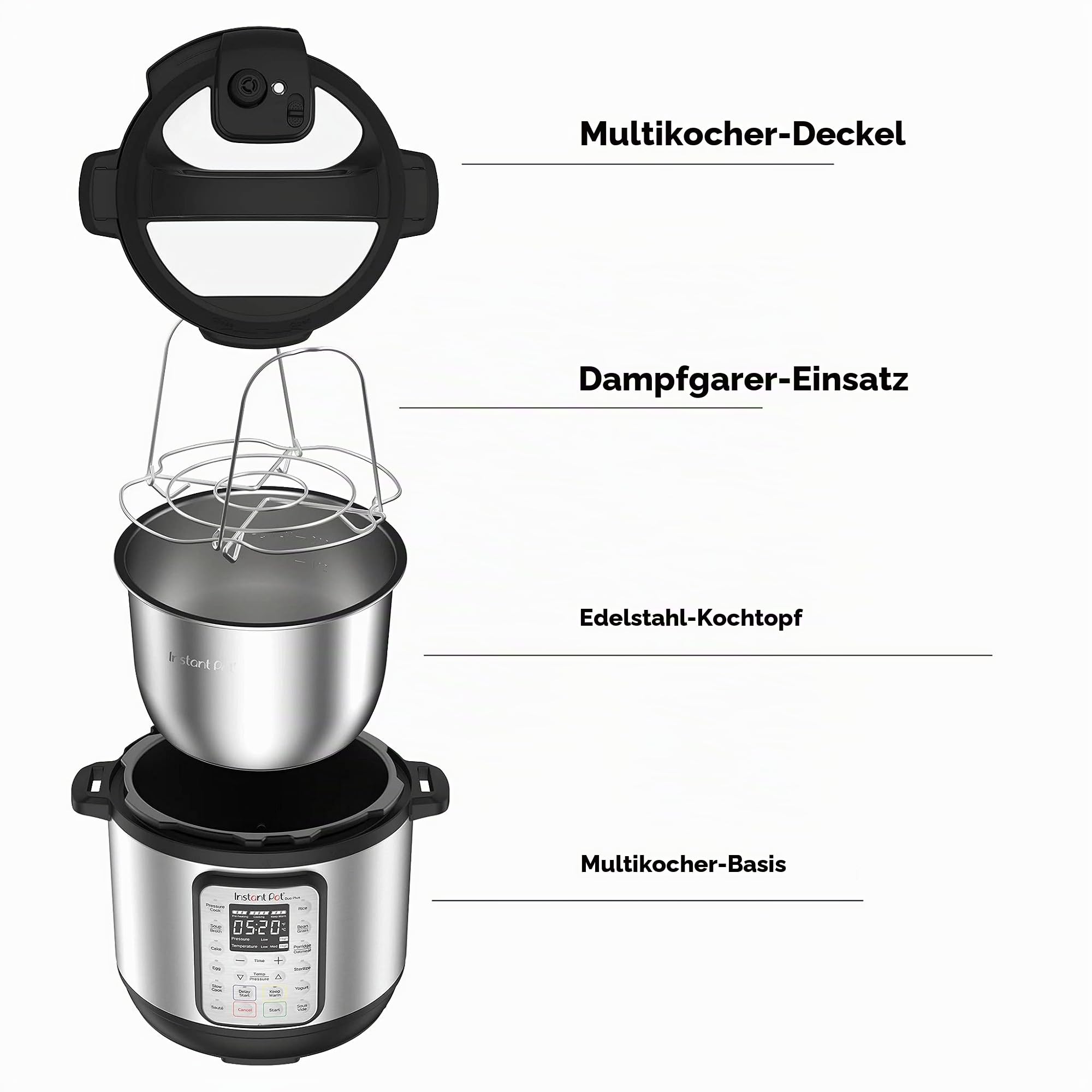 instant-pot-duo-plus-5-7l-multikocher-9-in-1-edelstahl image 7