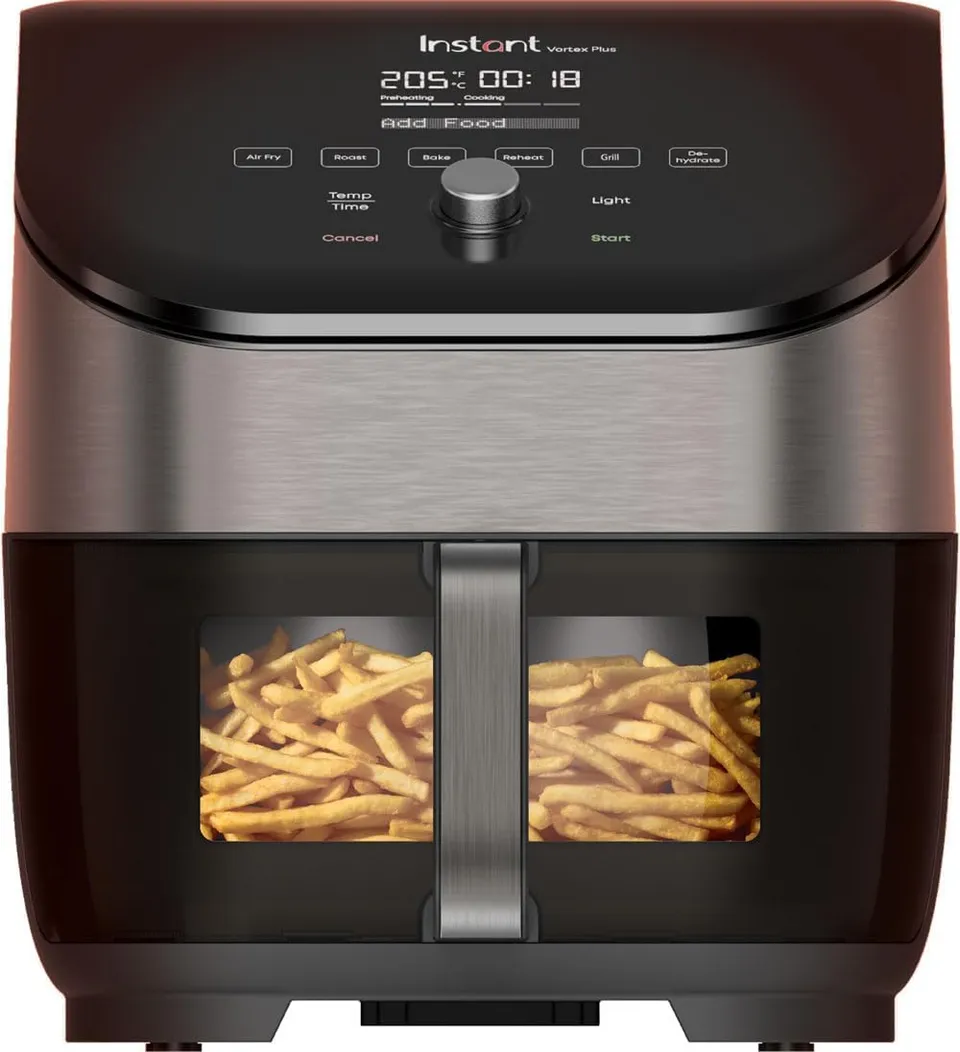 instant-pot-vortex-plus-5-7l-hei-luftfritteuse-mit-clearcook-edelstahl image 1