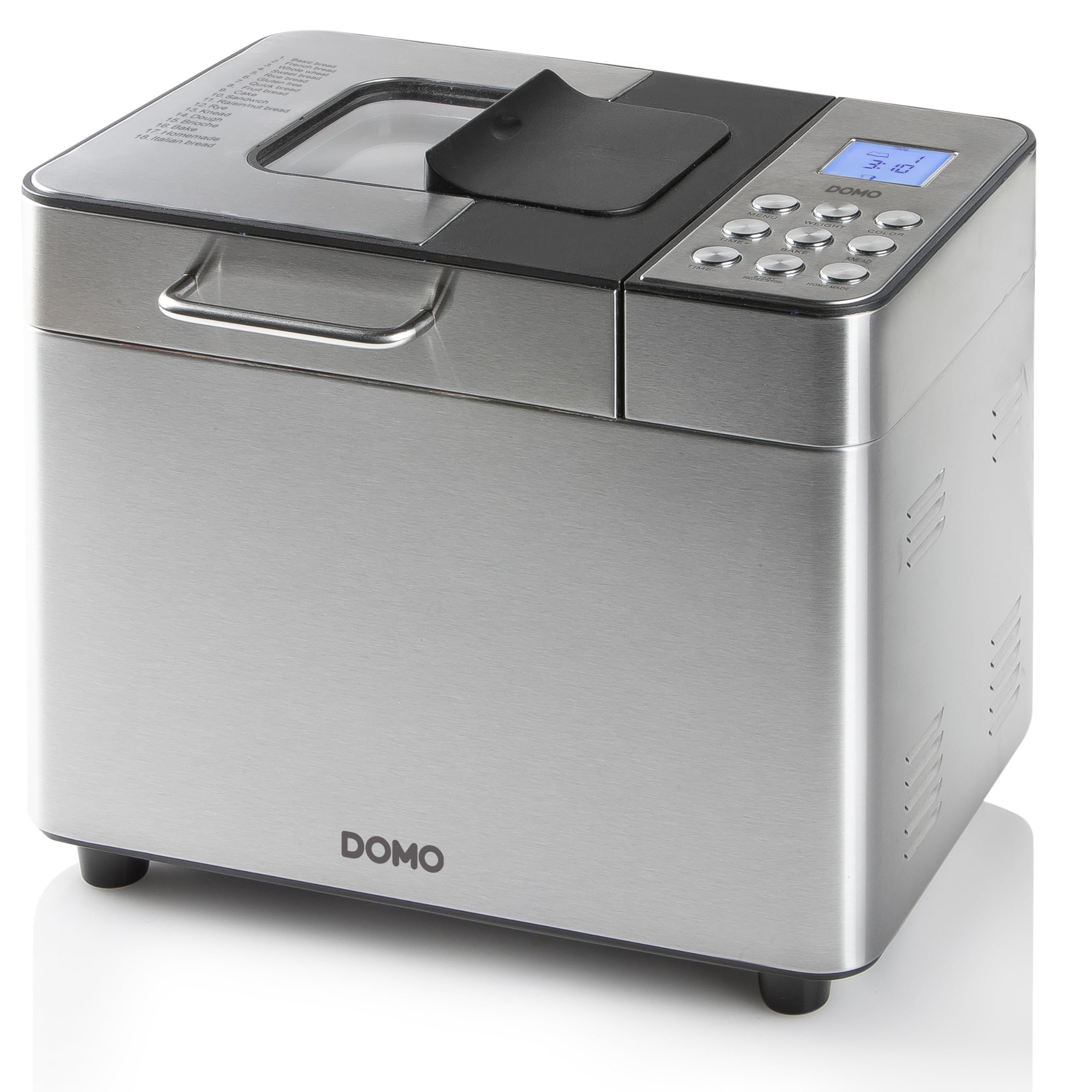 domo-b3971-brotbackautomat-500-1000g-18-programme-edelstahl image 1