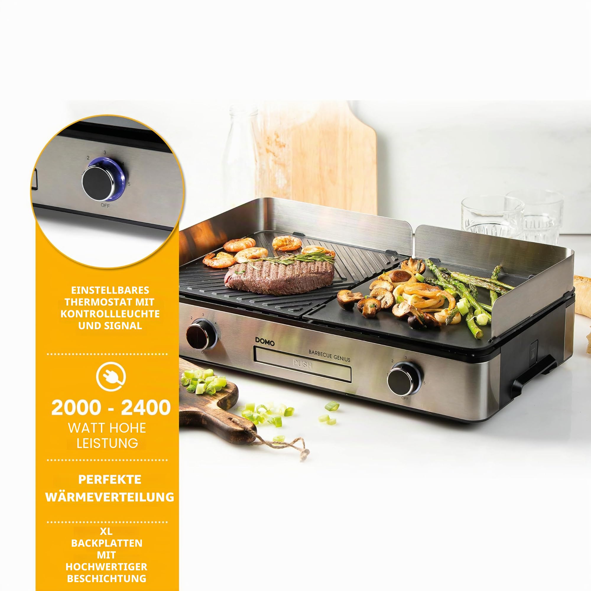 domo-do9259g-barbecue-genius-tischgrill-elektrisch-2400-w image 2