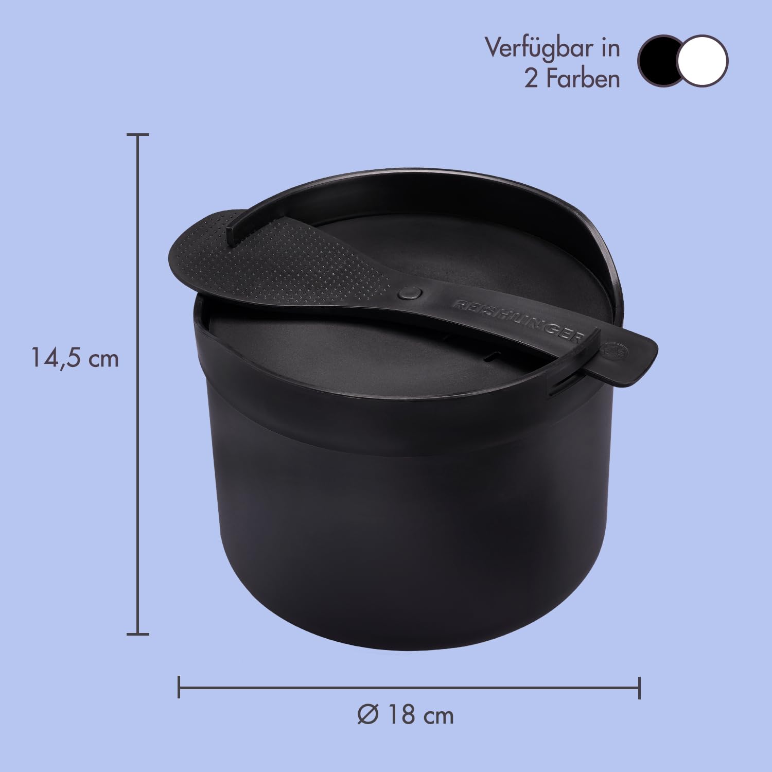 reishunger-mikrowellen-reiskocher-1-7-l-f-r-bis-zu-6-portionen-schwarz image 2