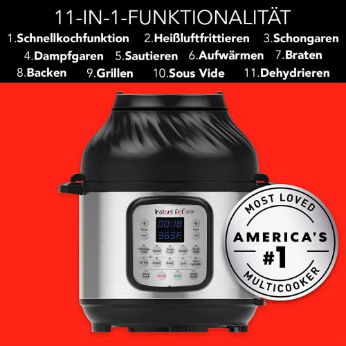 instant-pot-duo-crisp-air-fryer-8l-multikocher-11-in-1 image 8