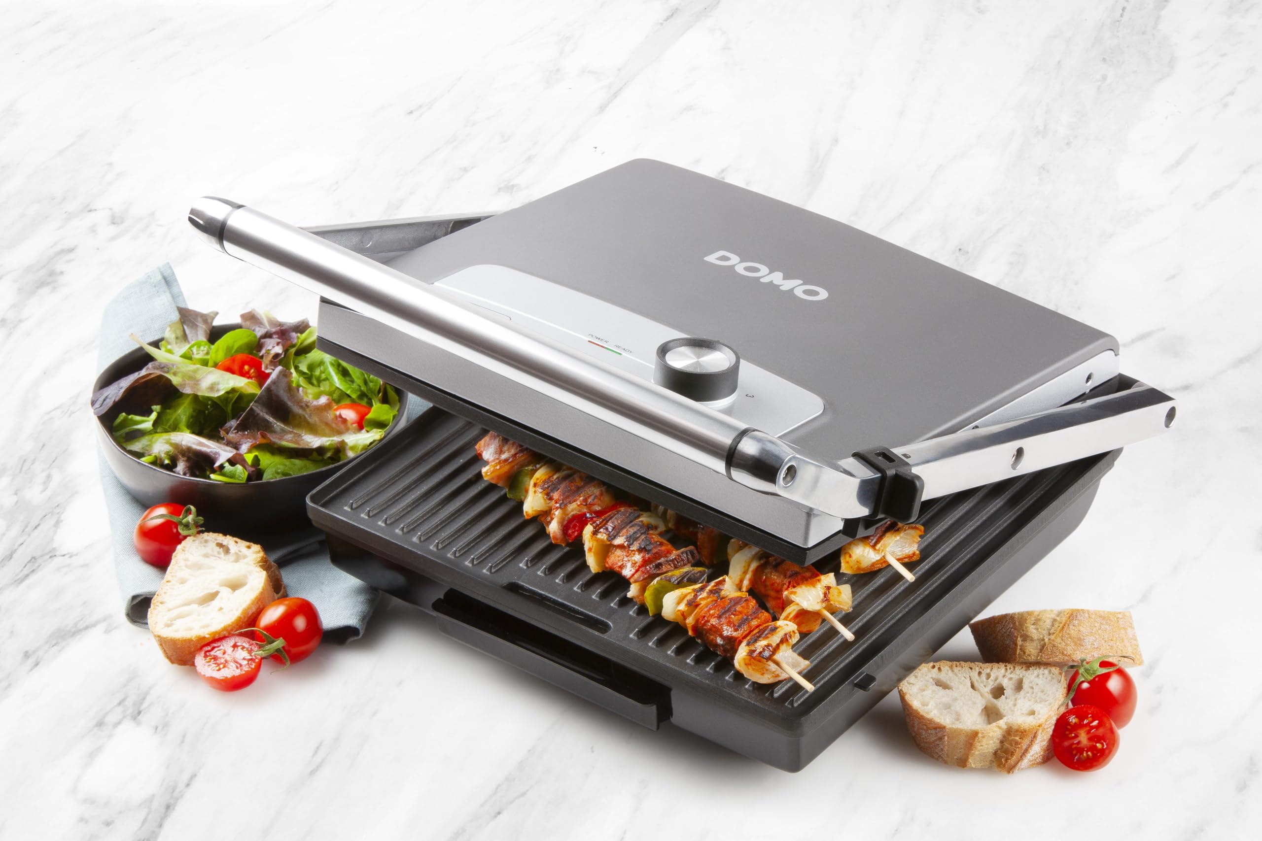 domo-do9225g-kontaktgrill-2000-w-panini-grill-edelstahl image 5