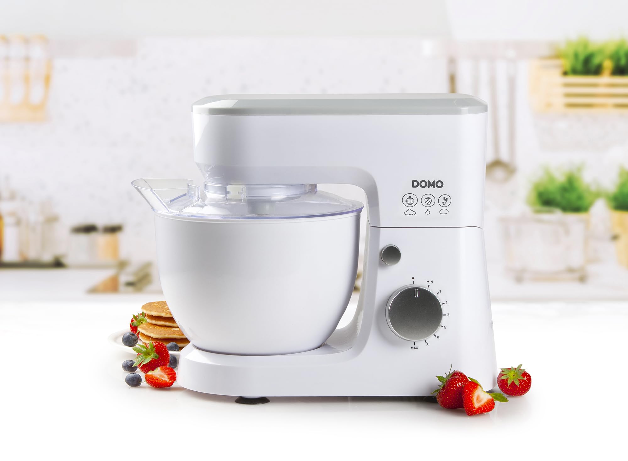 domo-do9241kr-k-chenmaschine-600-w-4-l-mit-3-aufs-tzen image 4