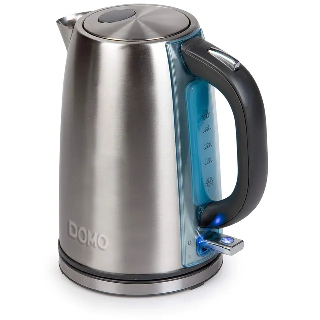 domo-do448wk-wasserkocher-edelstahl-1-7l-silber-2200w image 1