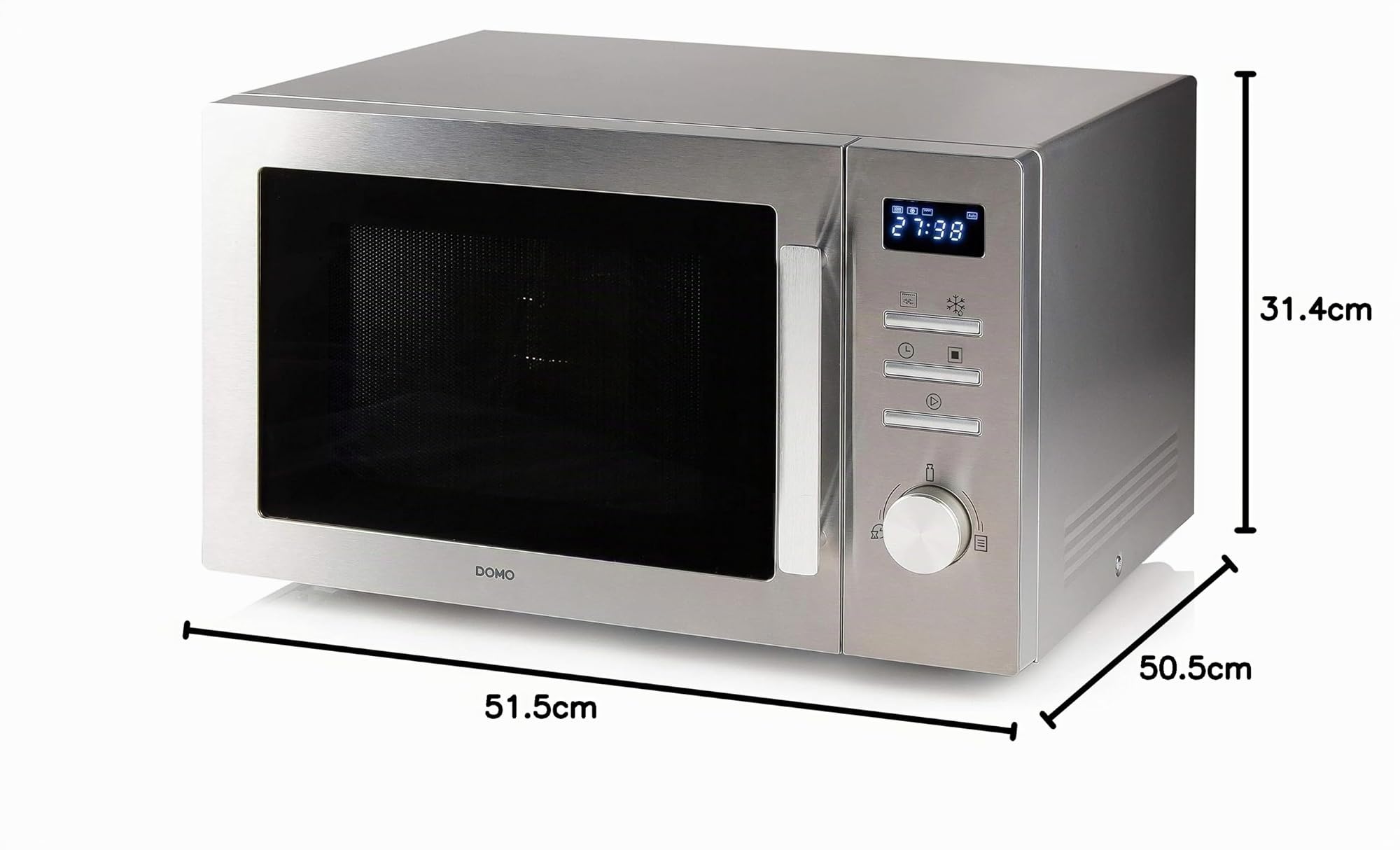 domo-do2334cg-kombi-mikrowelle-34-l-1000w-silber image 6