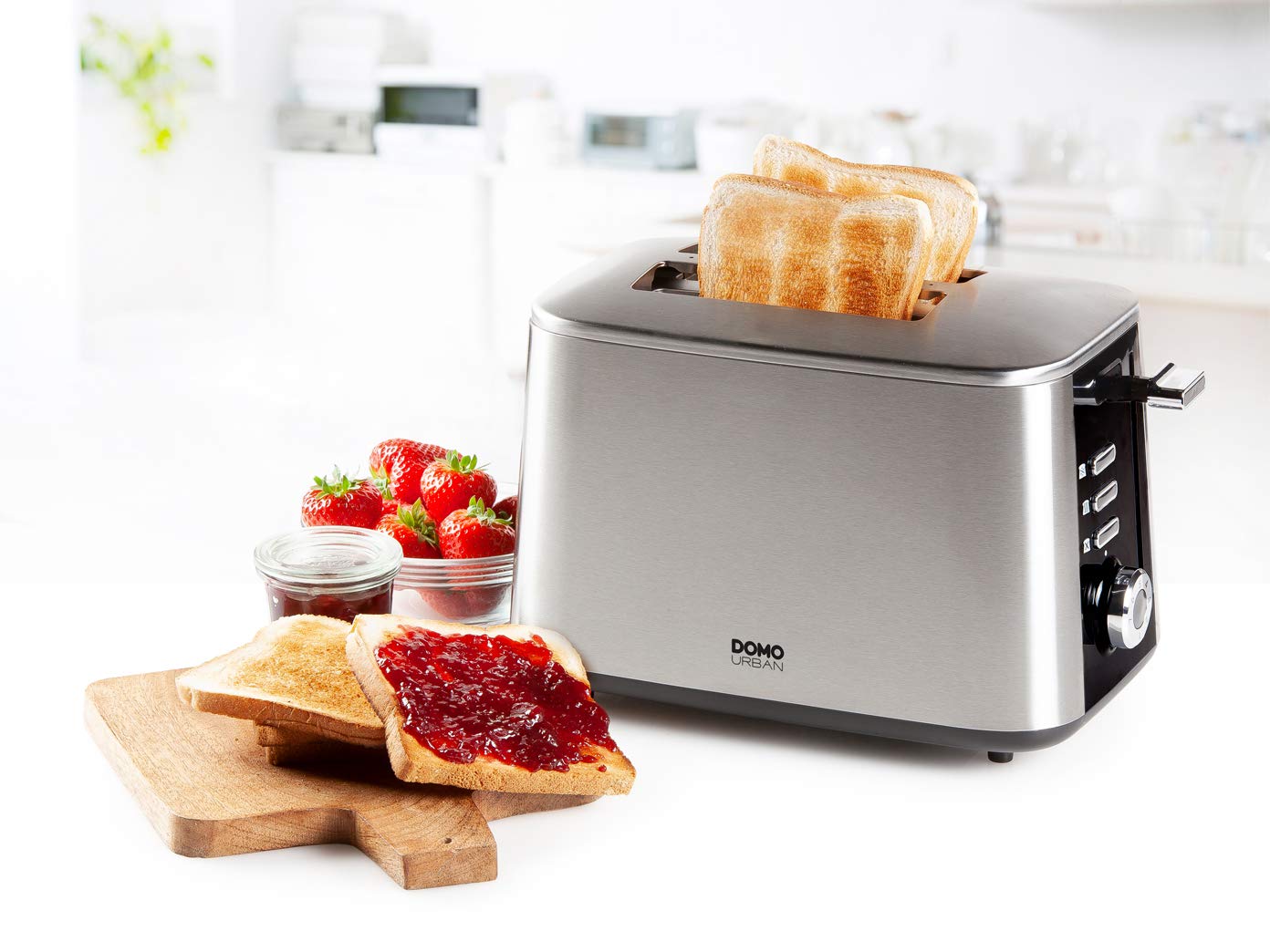 domo-do972t-2-schlitz-toaster-edelstahl-mit-schnell-toast-technologie image 3