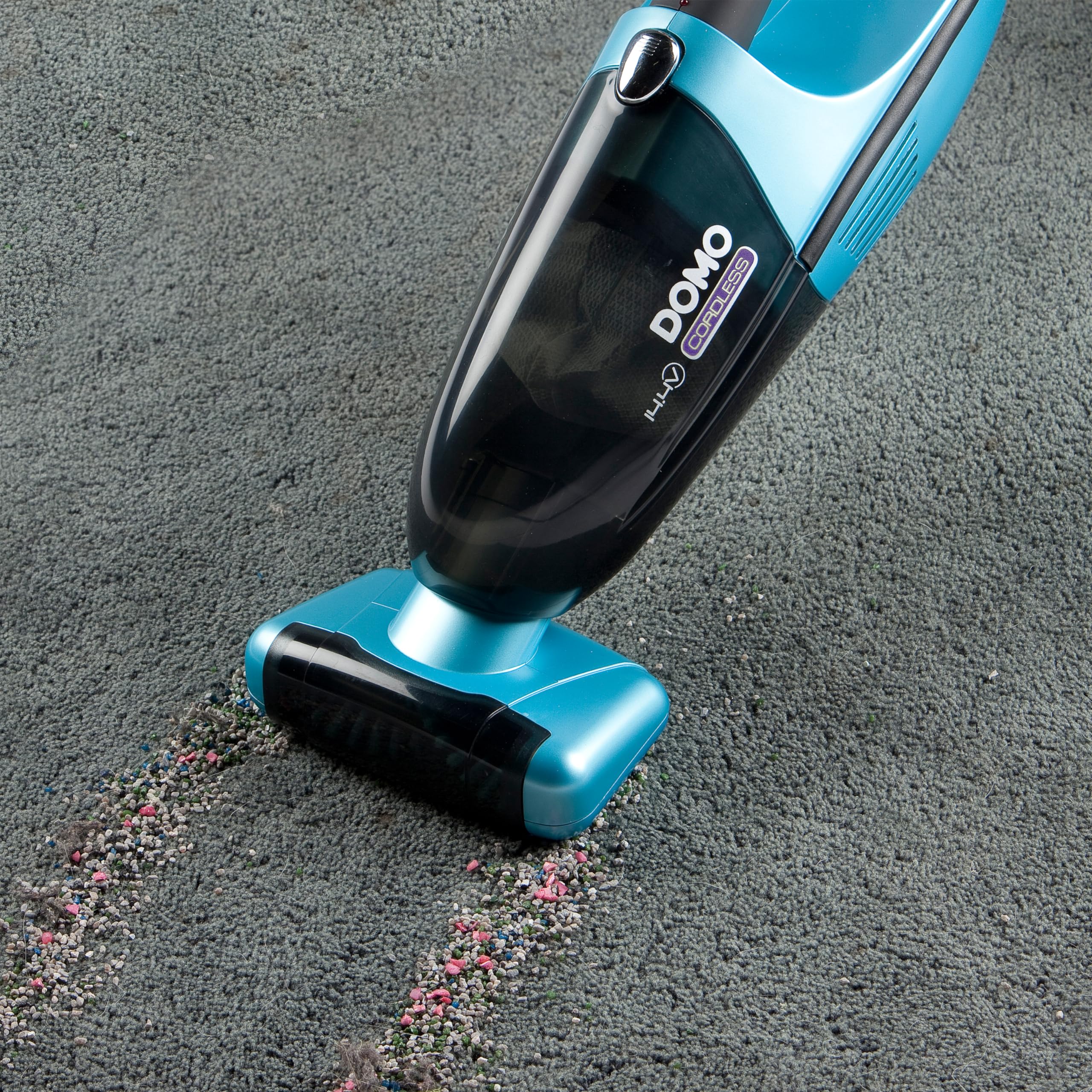 domo-do211s-kabelloser-handstaubsauger-14-4-v-mit-xl-rollb-rste-blau image 7