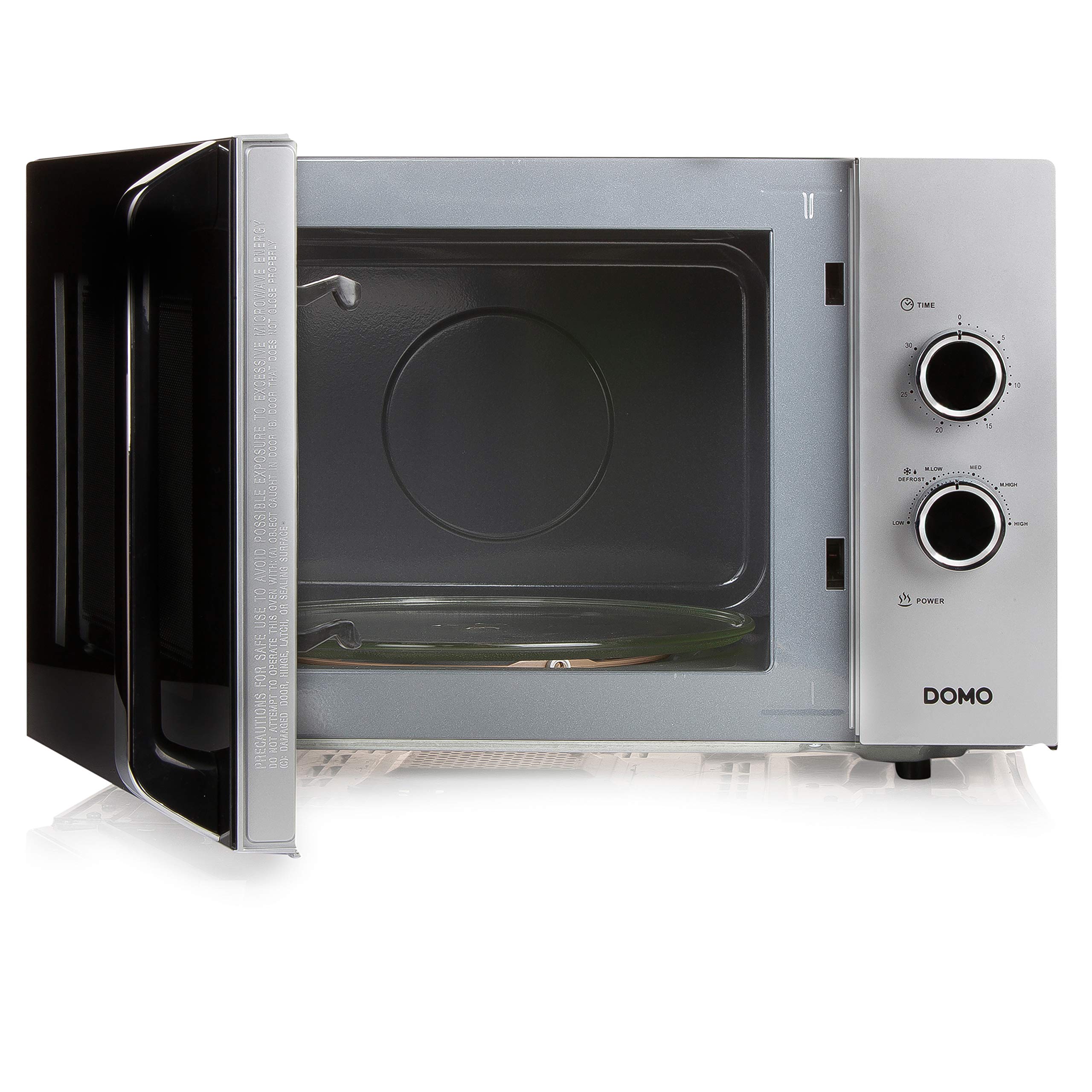 domo-do3030-mikrowelle-30-l-900-w-silber image 3