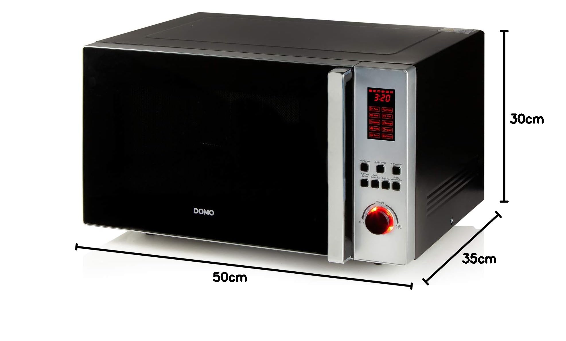 domo-do1059cg-xl-mikrowelle-3in1-42-l-mit-grill-konvektion-schwarz image 6