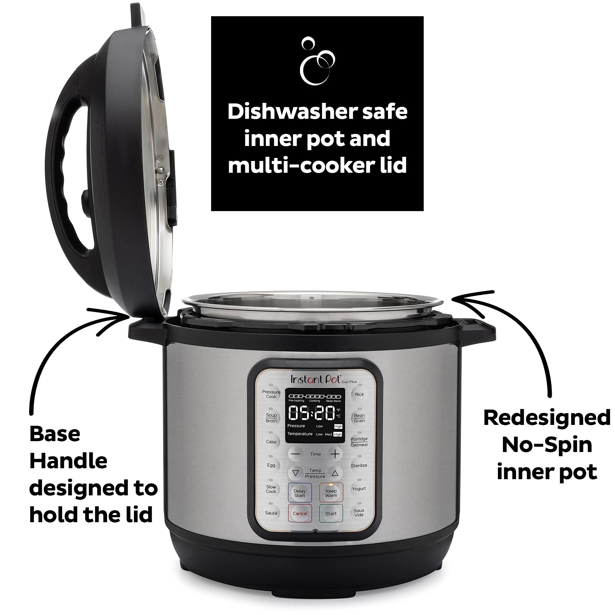 instant-pot-duo-plus-5-7l-multikocher-9-in-1-edelstahl image 6