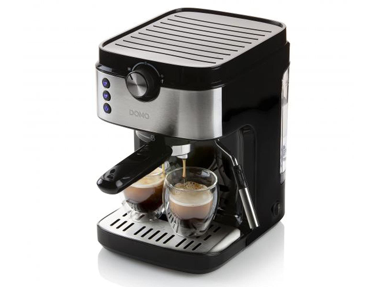 domo-do711k-espressomaschine-siebtr-ger-schwarz-edelstahl-1450-w image 5