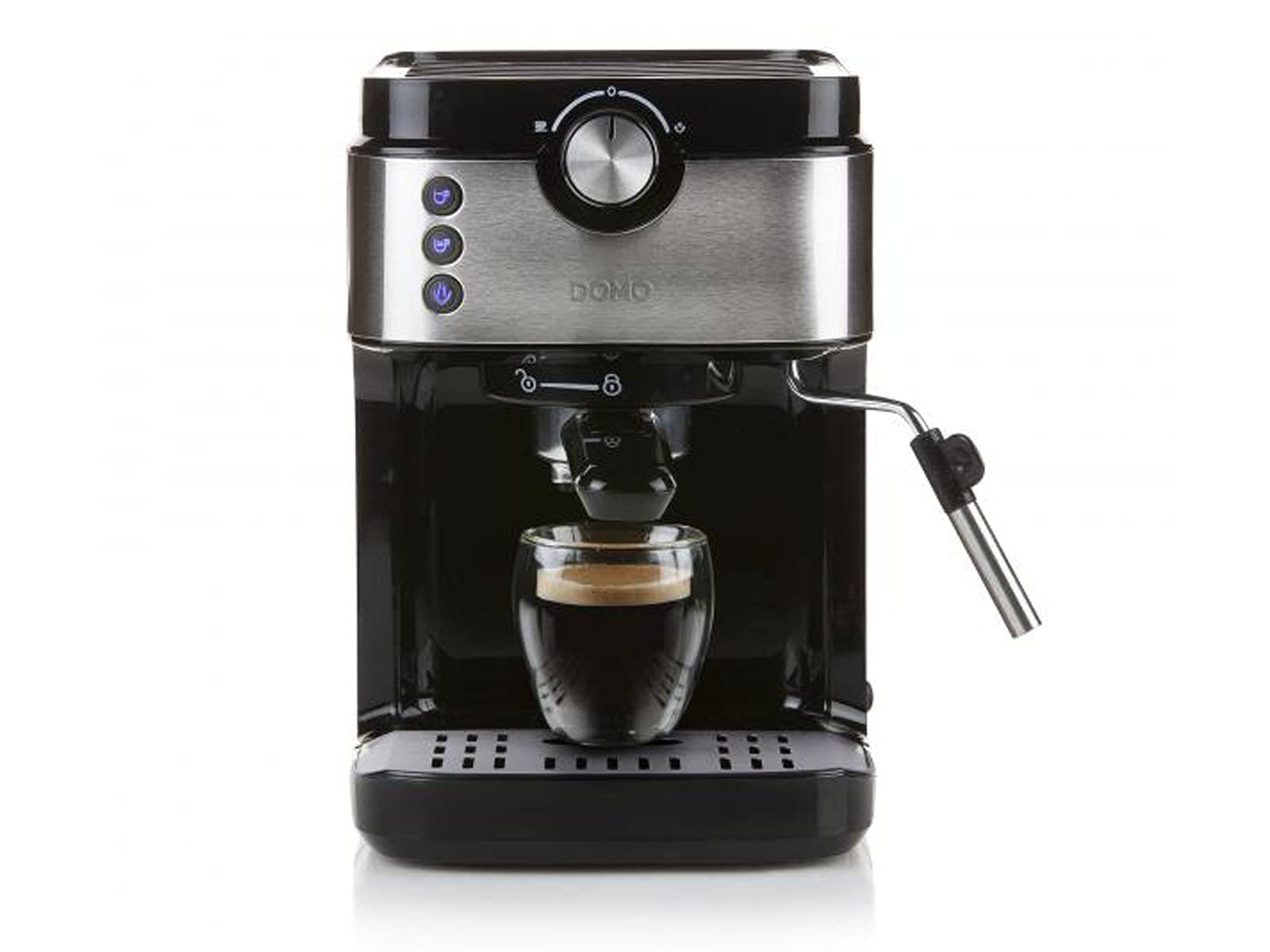 domo-do711k-espressomaschine-siebtr-ger-schwarz-edelstahl-1450-w image 4