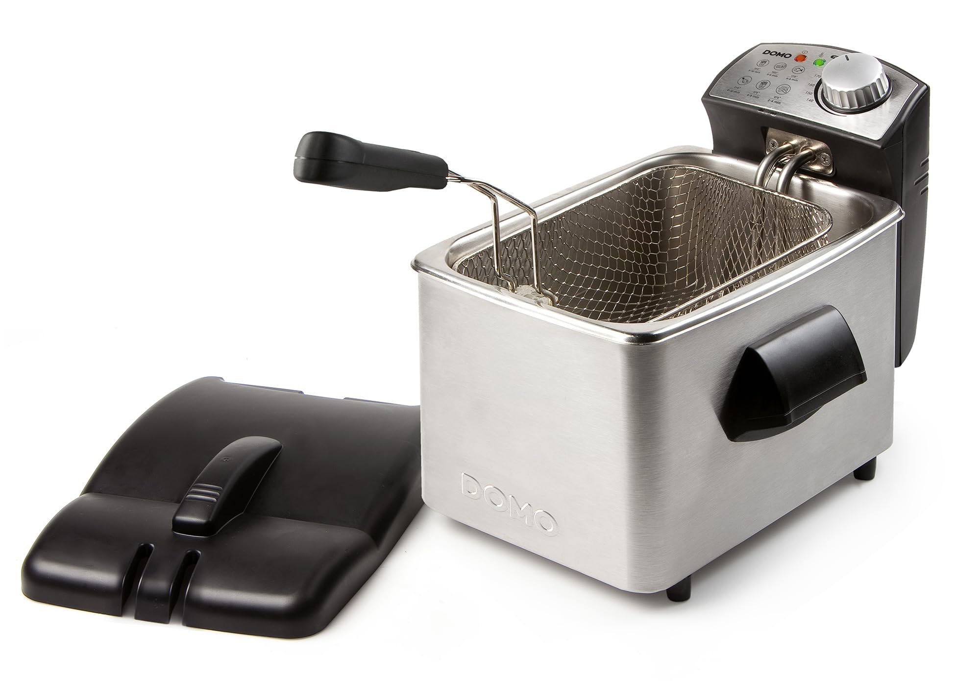 domo-do458fr-fritteuse-edelstahl-4l-3000w-pfas-frei image 1