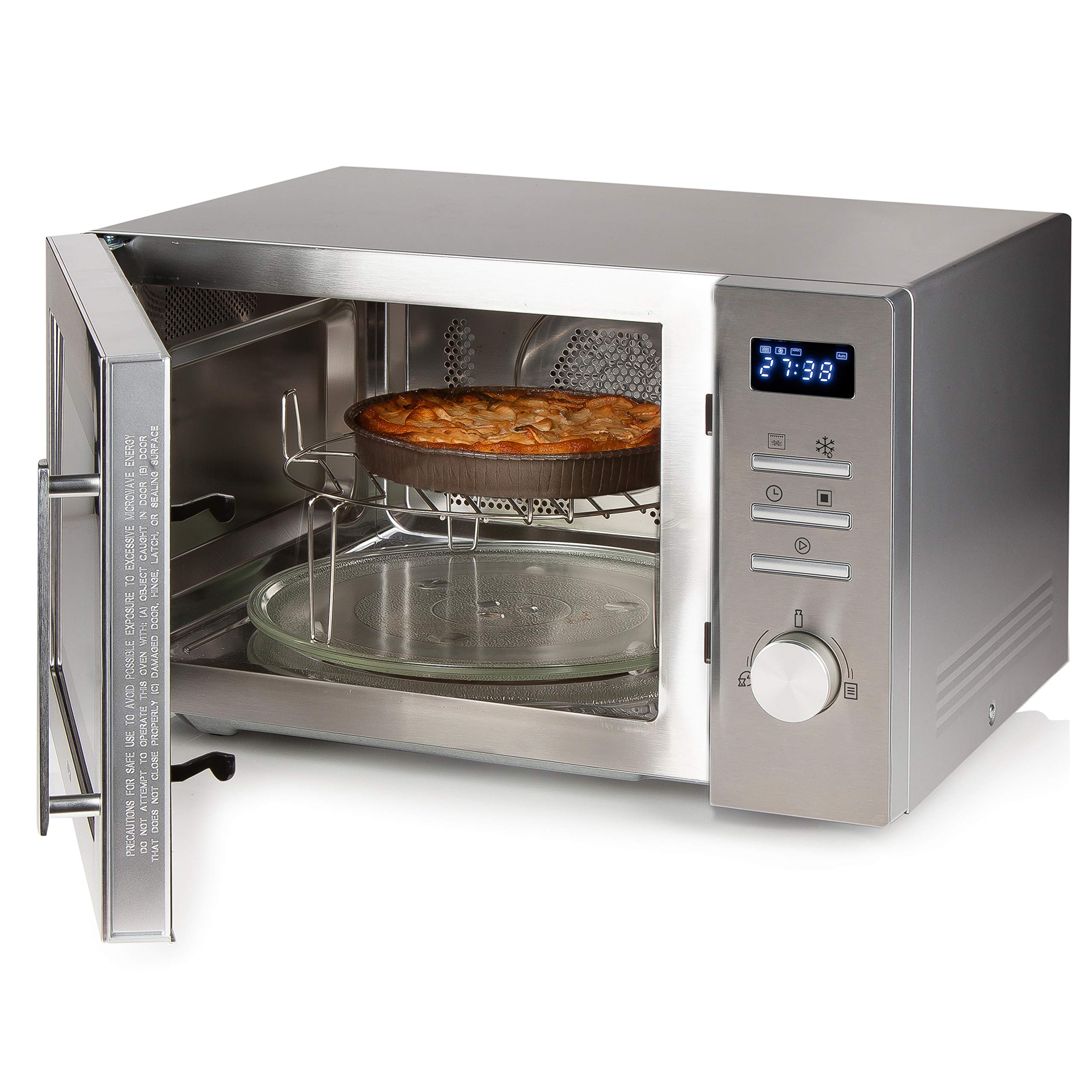 domo-do2334cg-kombi-mikrowelle-34-l-1000w-silber image 3