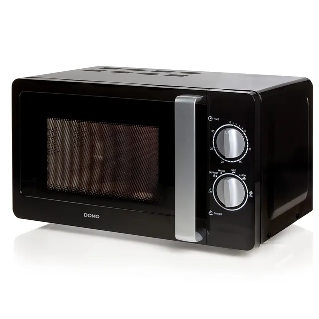 domo-do2420-mikrowelle-20-liter-700-w-schwarz image 1