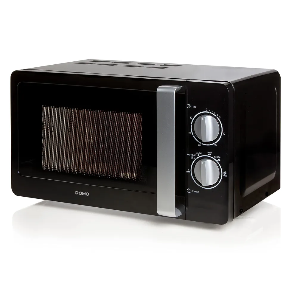 domo-do2420-mikrowelle-20-liter-700-w-schwarz image 1