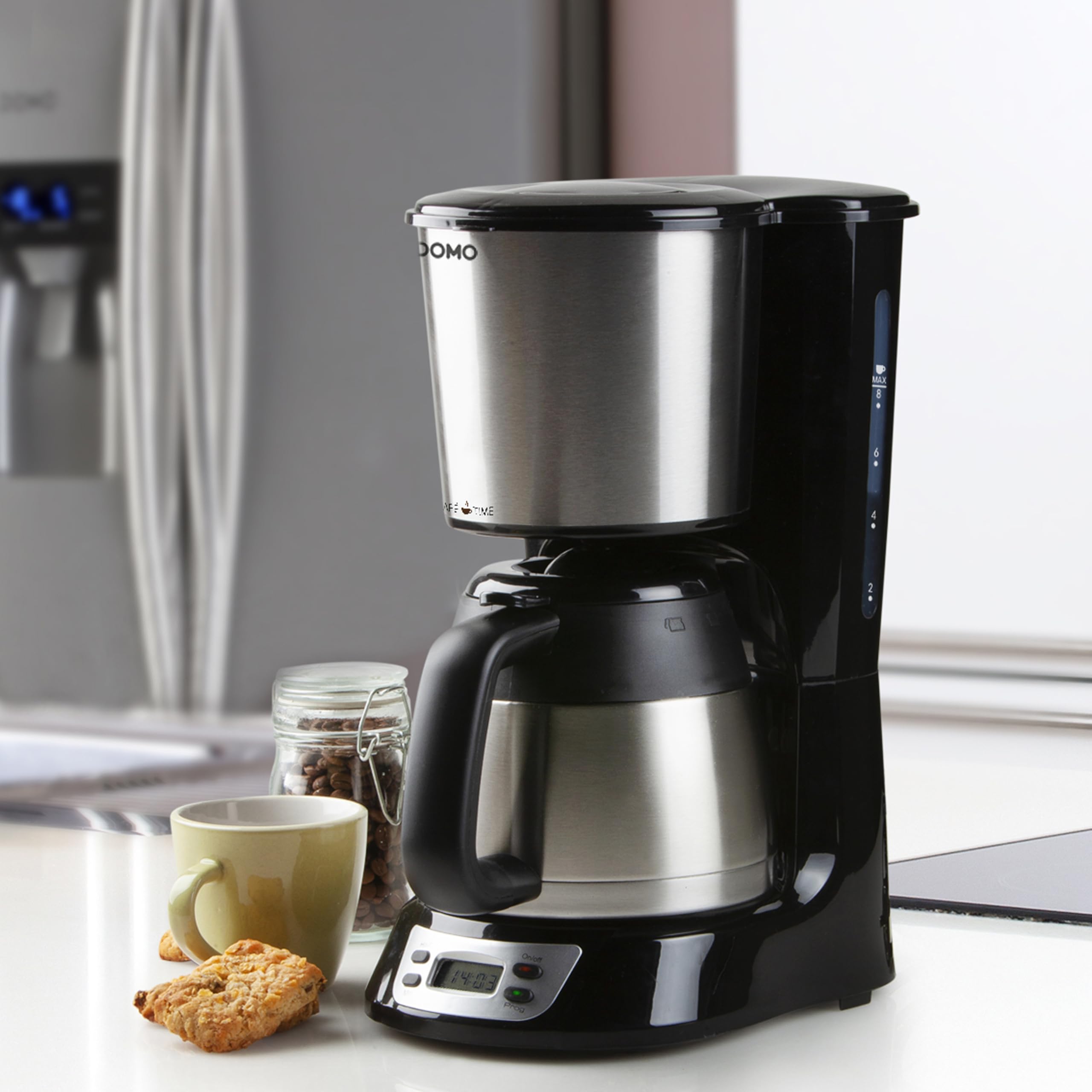 domo-do709k-filterkaffeemaschine-1-l-8-tassen-schwarz-edelstahl image 7