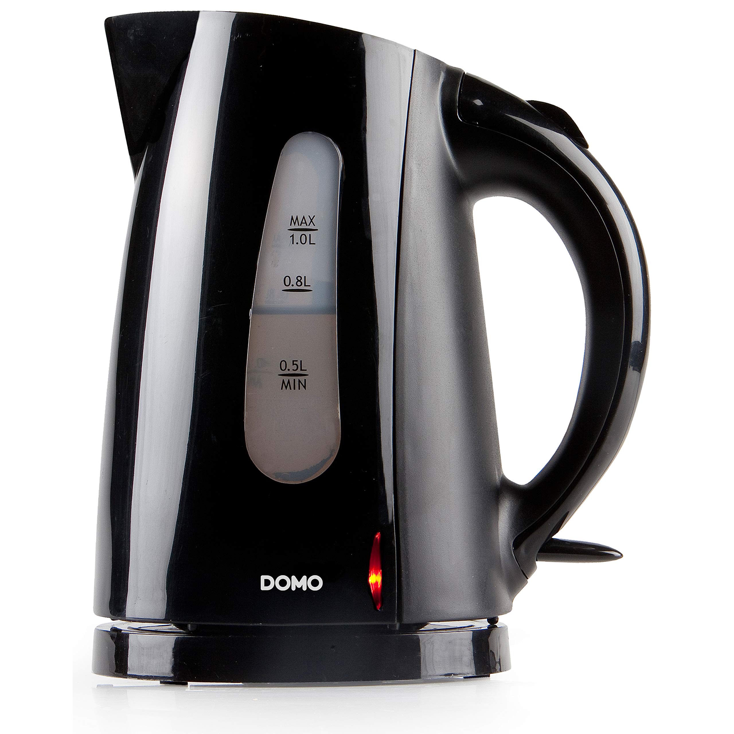 domo-do9031wk-wasserkocher-1-0-l-schwarz-1200w image 1