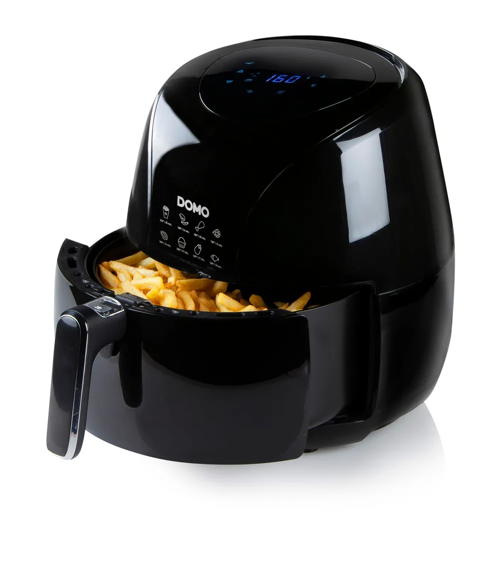 domo-do533fr-deli-fryer-hei-luftfritteuse-5-l-2000-w-schwarz-mit-lcd image 1