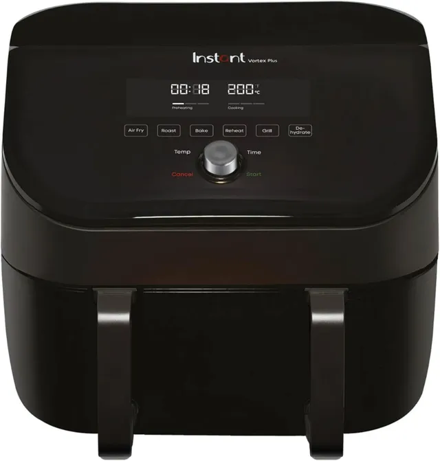 instant-pot-versazone-dual-black-hei-luftfritteuse-8-5-l-8-in-1-mit-trennwand image 1