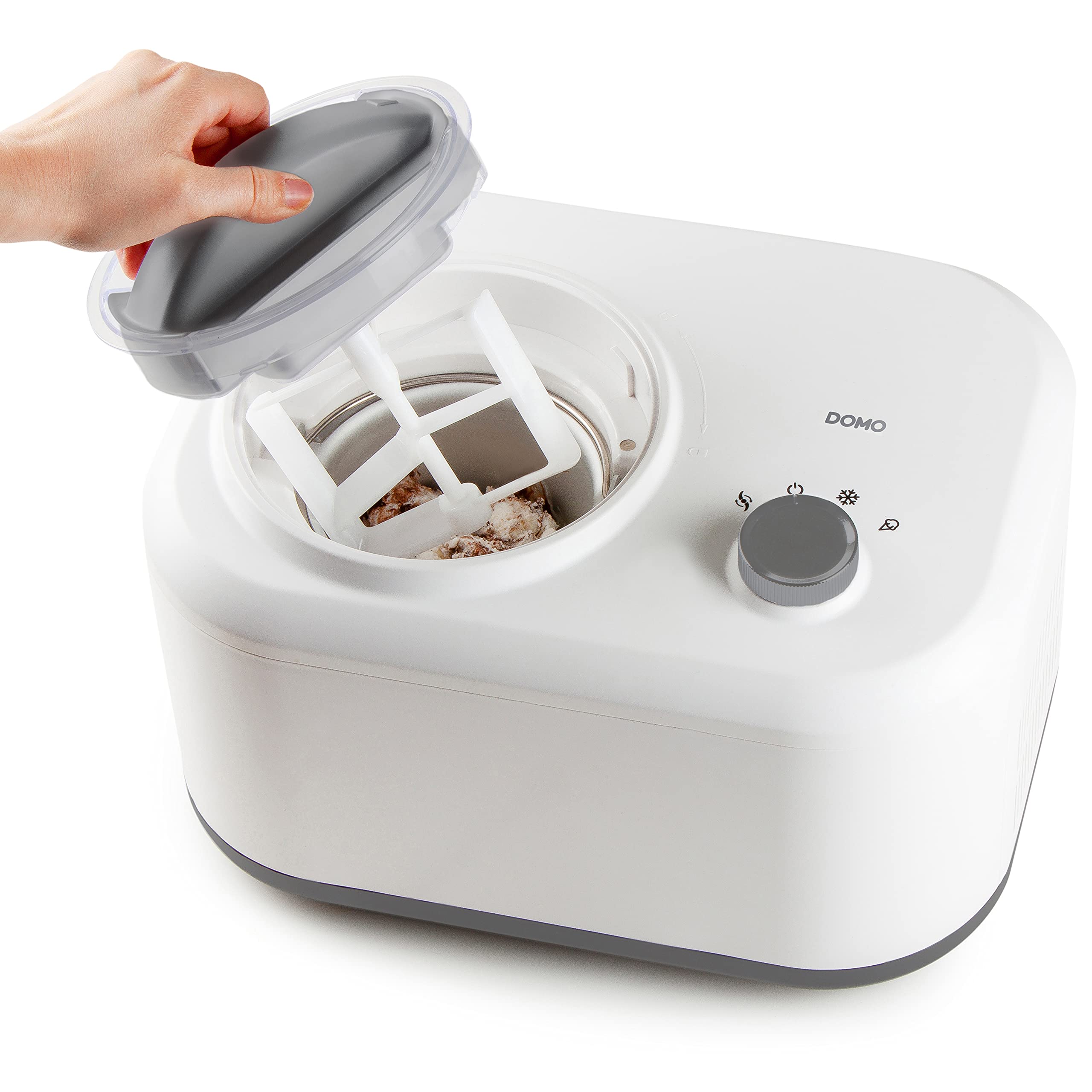 domo-do9243i-eismaschine-mit-kompressor-1l image 4
