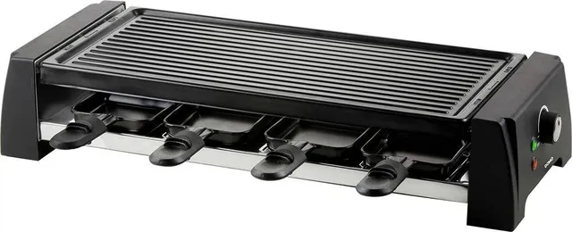 domo-do1003g-raclette-grill-8-pf-nnchen-antihaft-schwarz-grau image 1