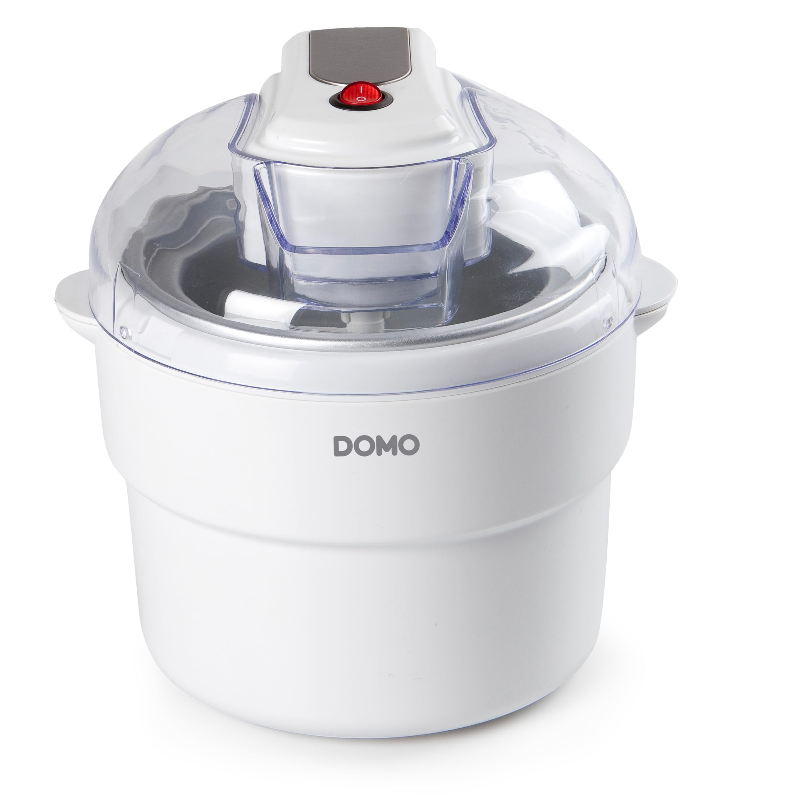 domo-do2309i-eismaschine-joghurtbereiter-1l-mit-gefriersch-ssel-wei image 1