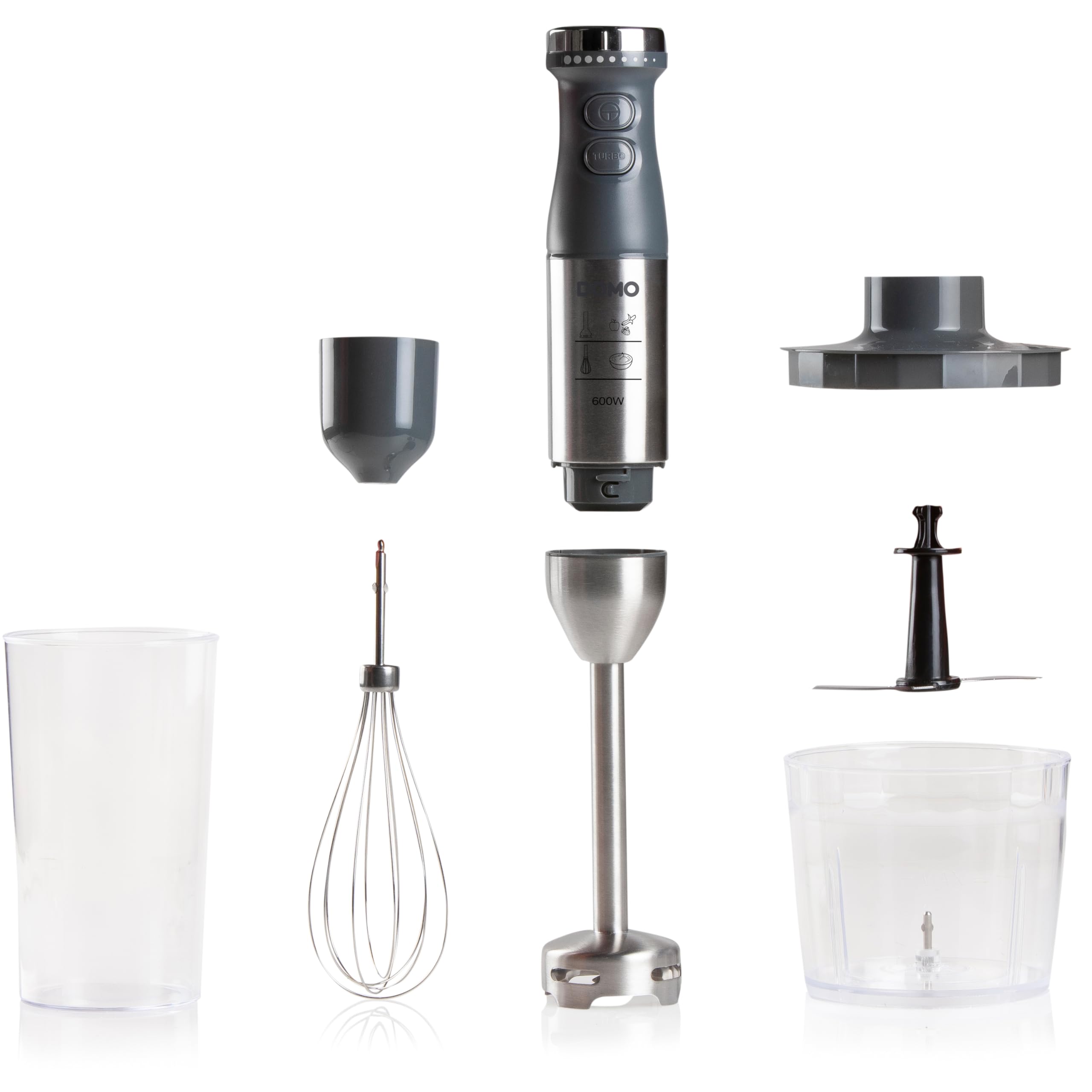 domo-do9226m-stabmixer-set-3-in-1-600w-grau-inox-mit-zerkleinerer image 7