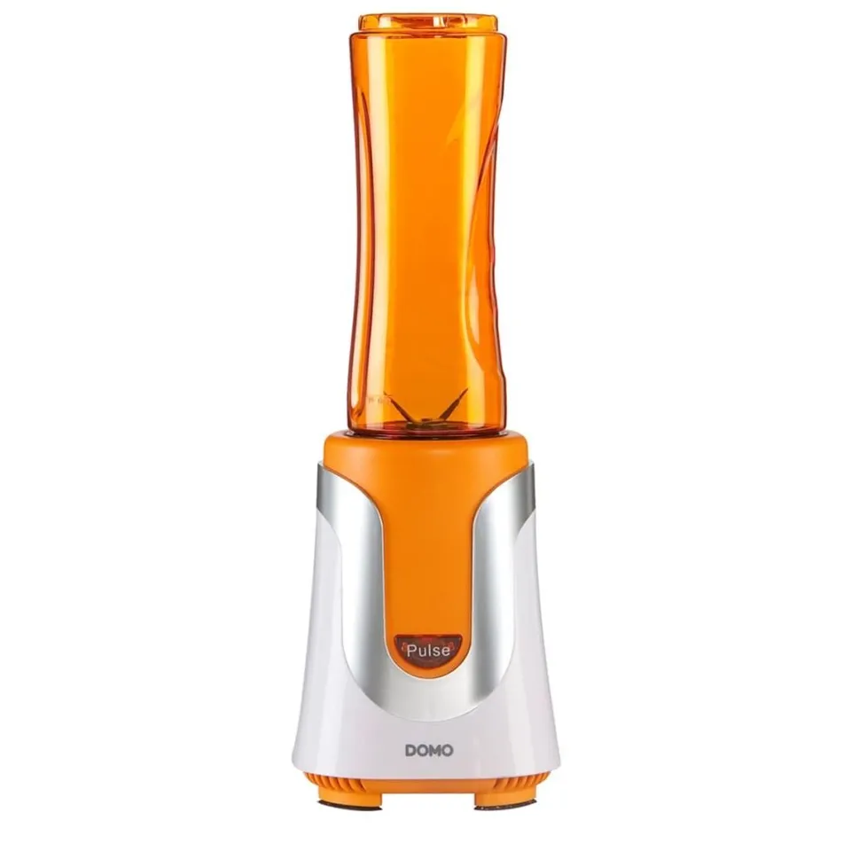 domo-my-blender-do435bl-smoothie-mixer-orange-mit-600-ml-300-ml-tritan-flasche image 1
