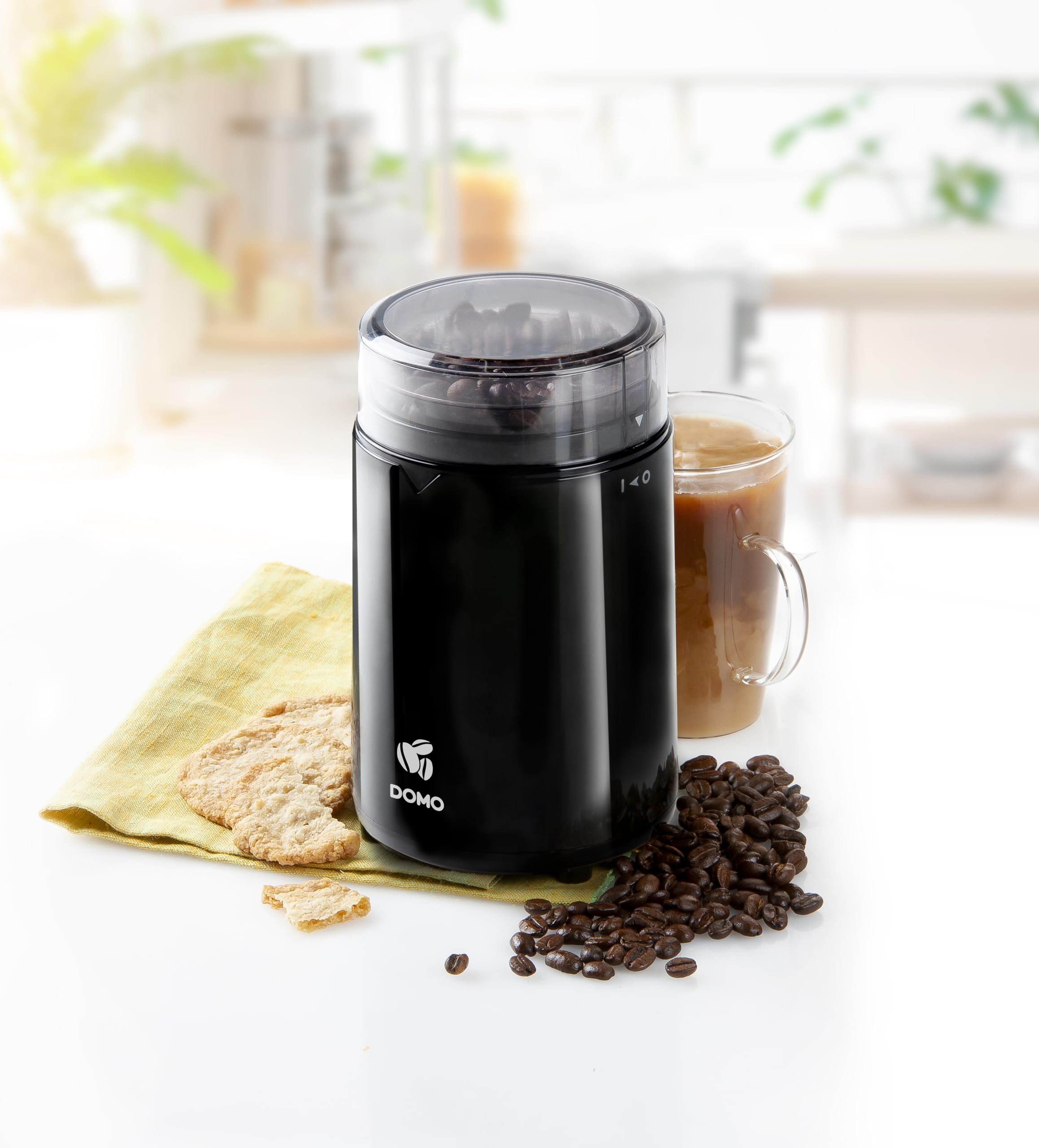 domo-do712k-elektrische-kaffeem-hle-70-g-schwarz-mahlgrad-fein-bis-grob image 7
