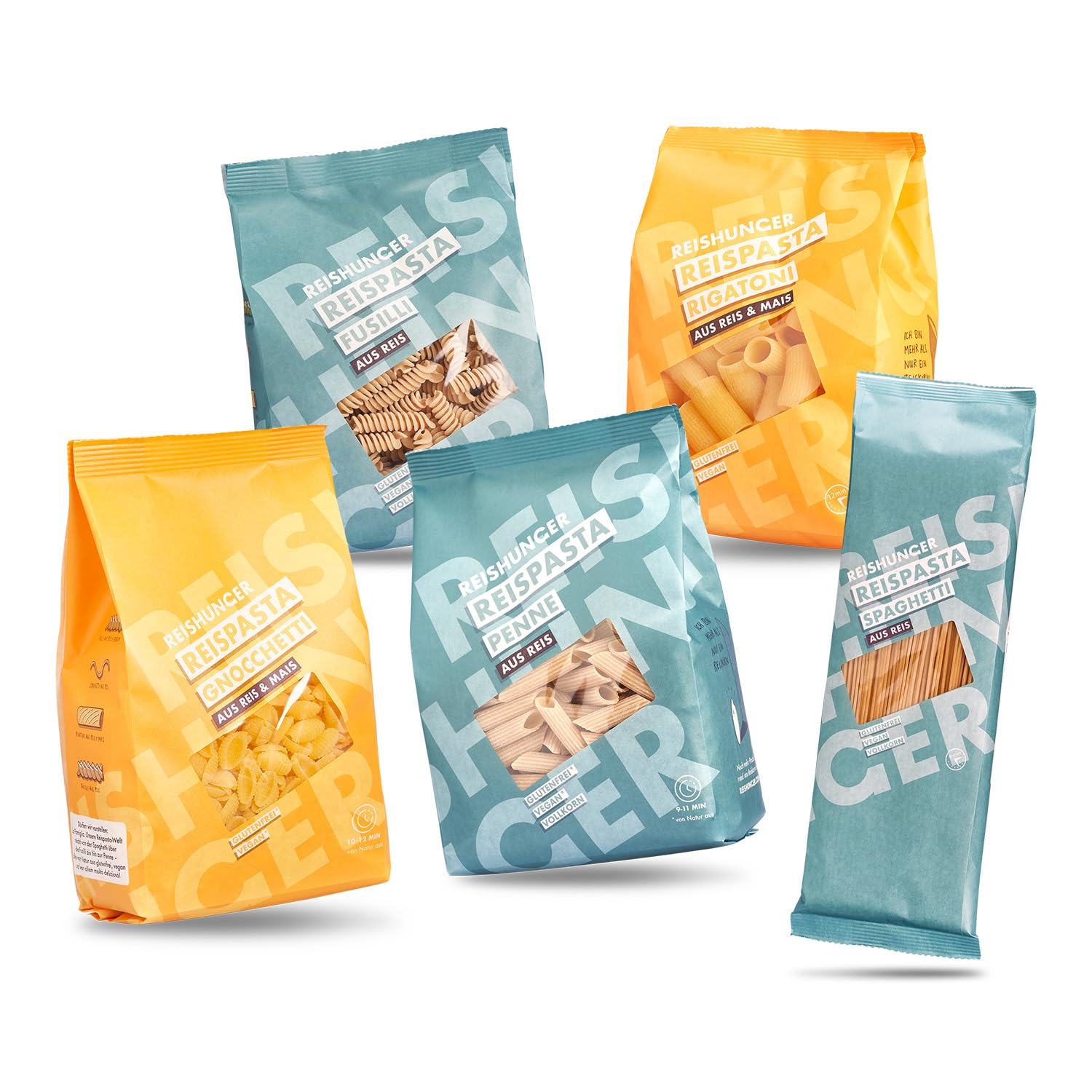 reishunger-reispasta-probierset-5-x-400-g-glutenfrei-vegan-italienische-rezeptur image 1