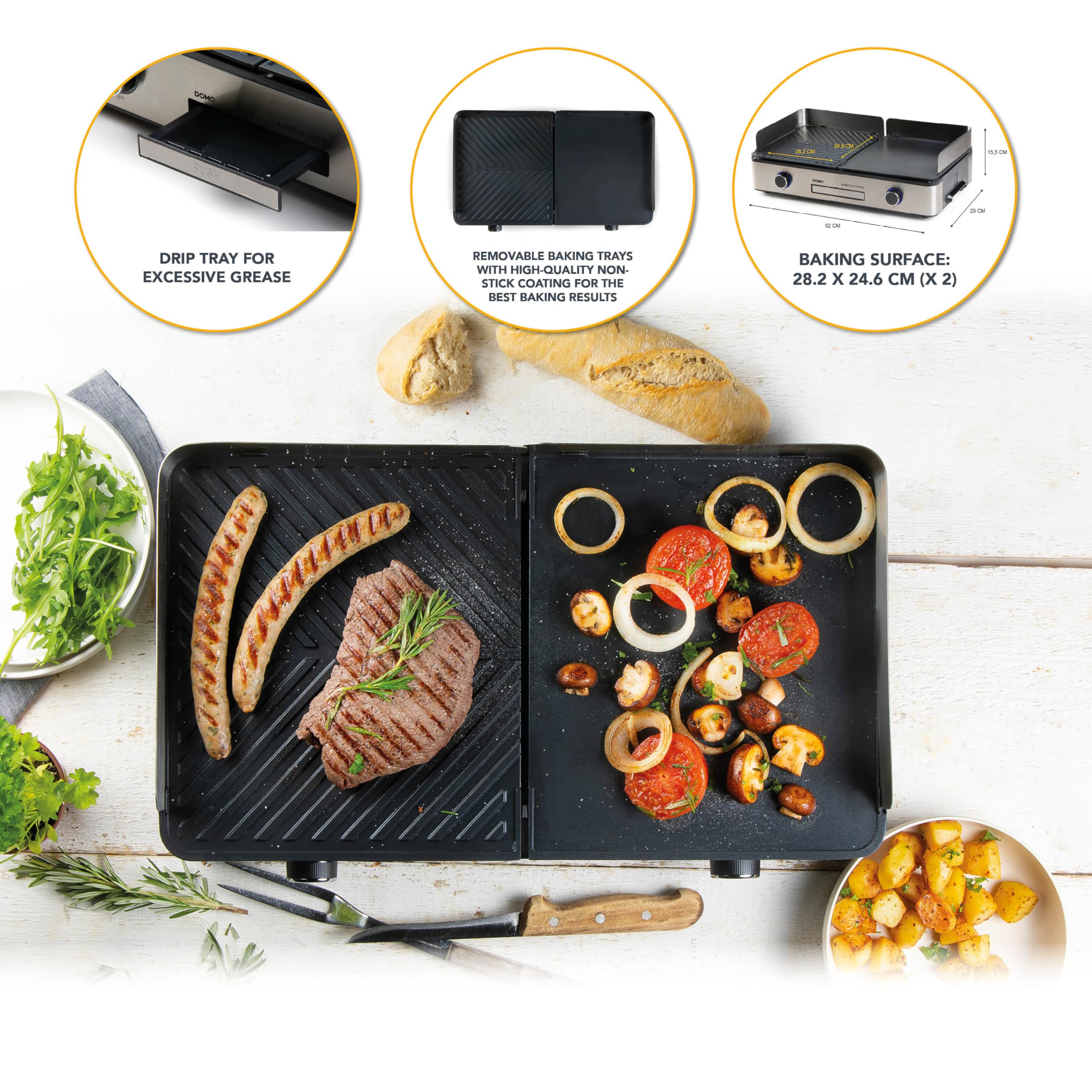 domo-do9259g-barbecue-genius-tischgrill-elektrisch-2400-w image 4