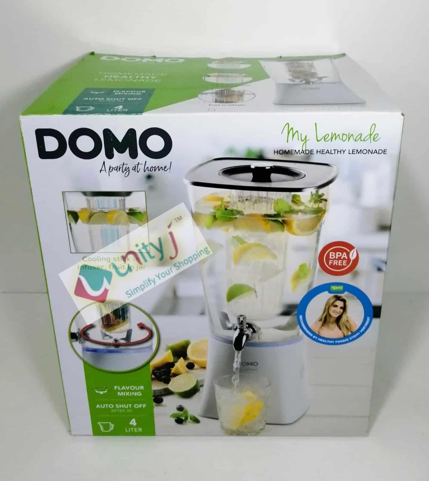 domo-do9197ld-getr-nkespender-my-lemonade-4l-wei-led image 3
