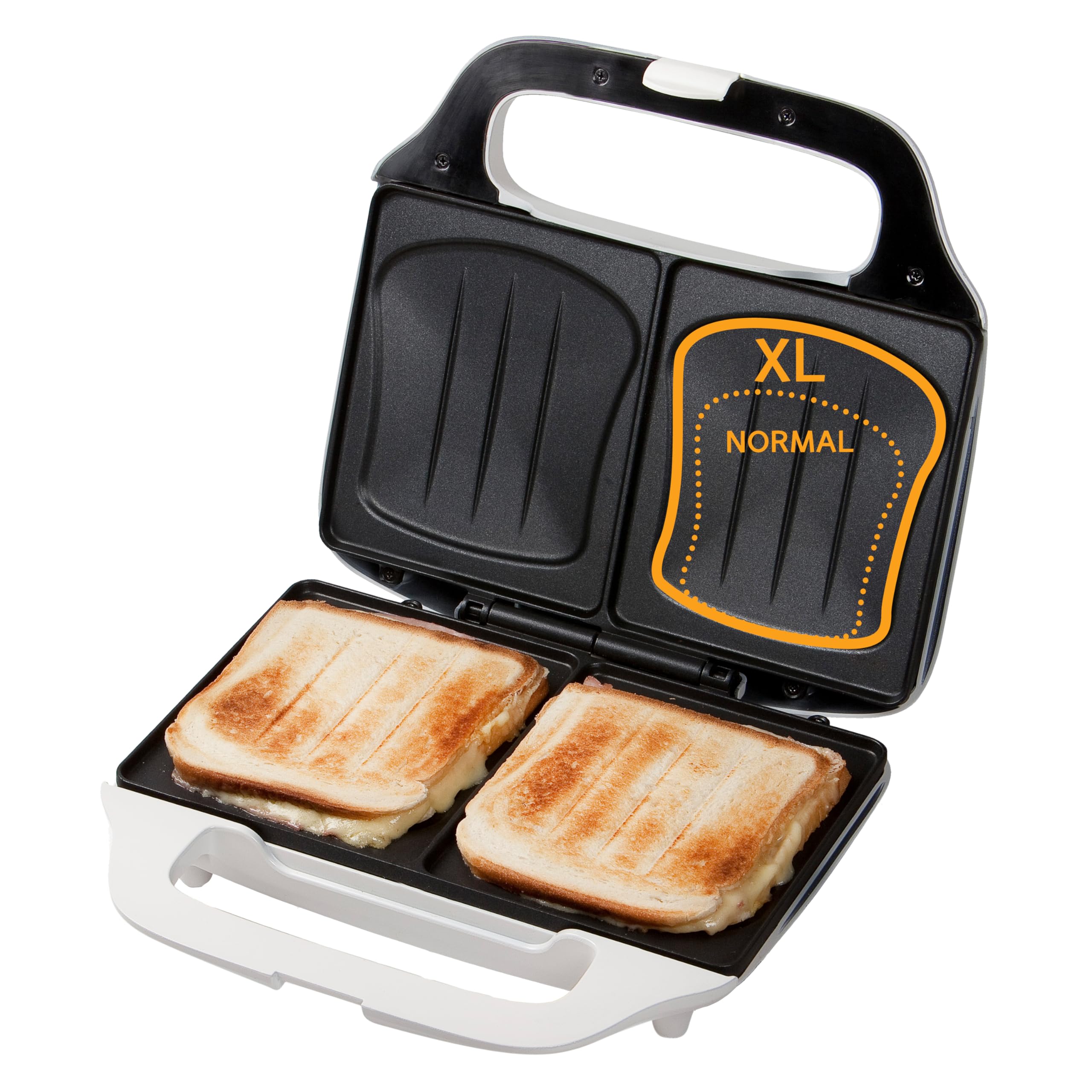 domo-do9056c-xl-croque-sandwichmaker-backfl-che-25x15-cm-wei image 2