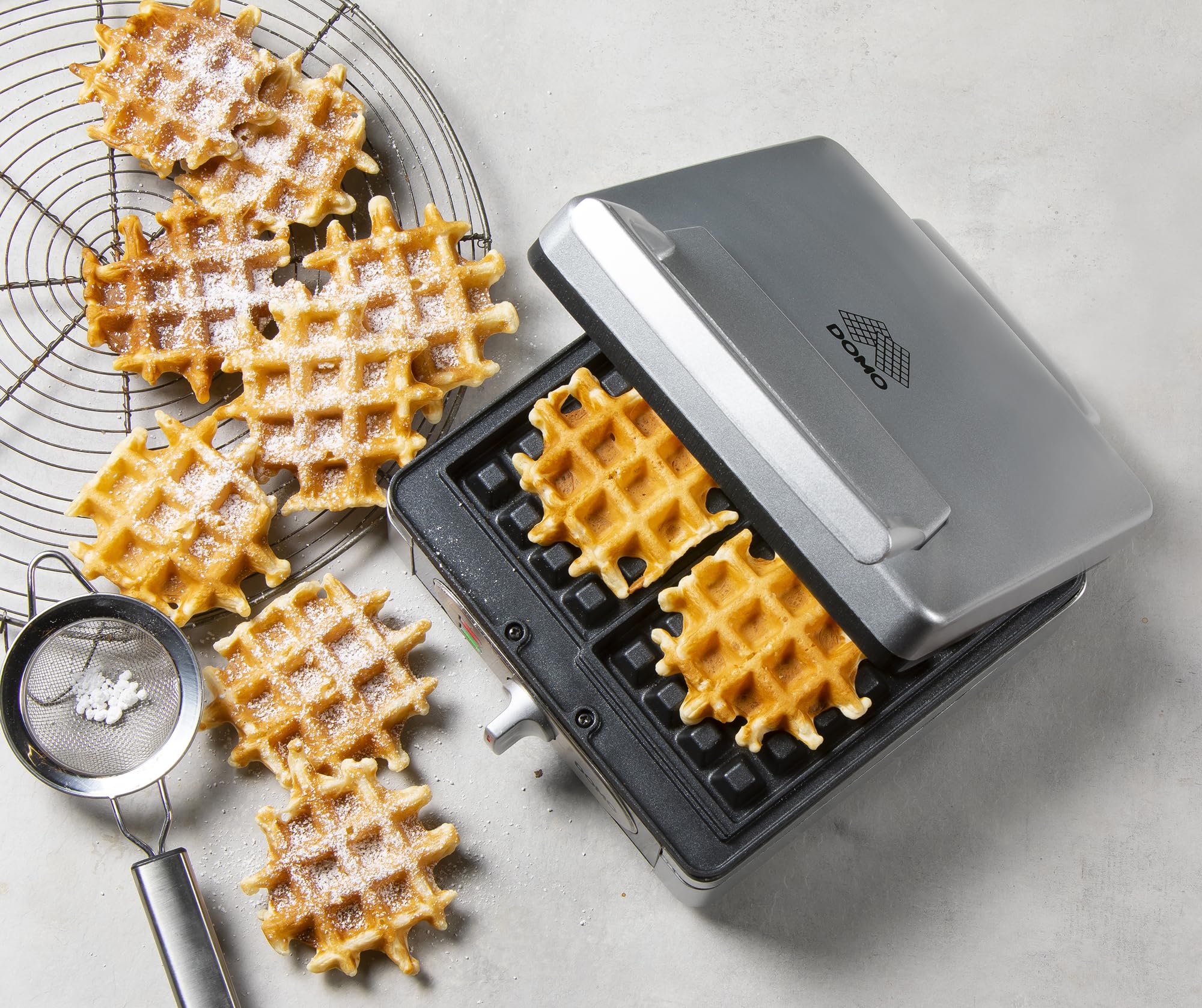 domo-belgisches-waffeleisen-1400w-edelstahl-f-r-2-br-sseler-waffeln image 5
