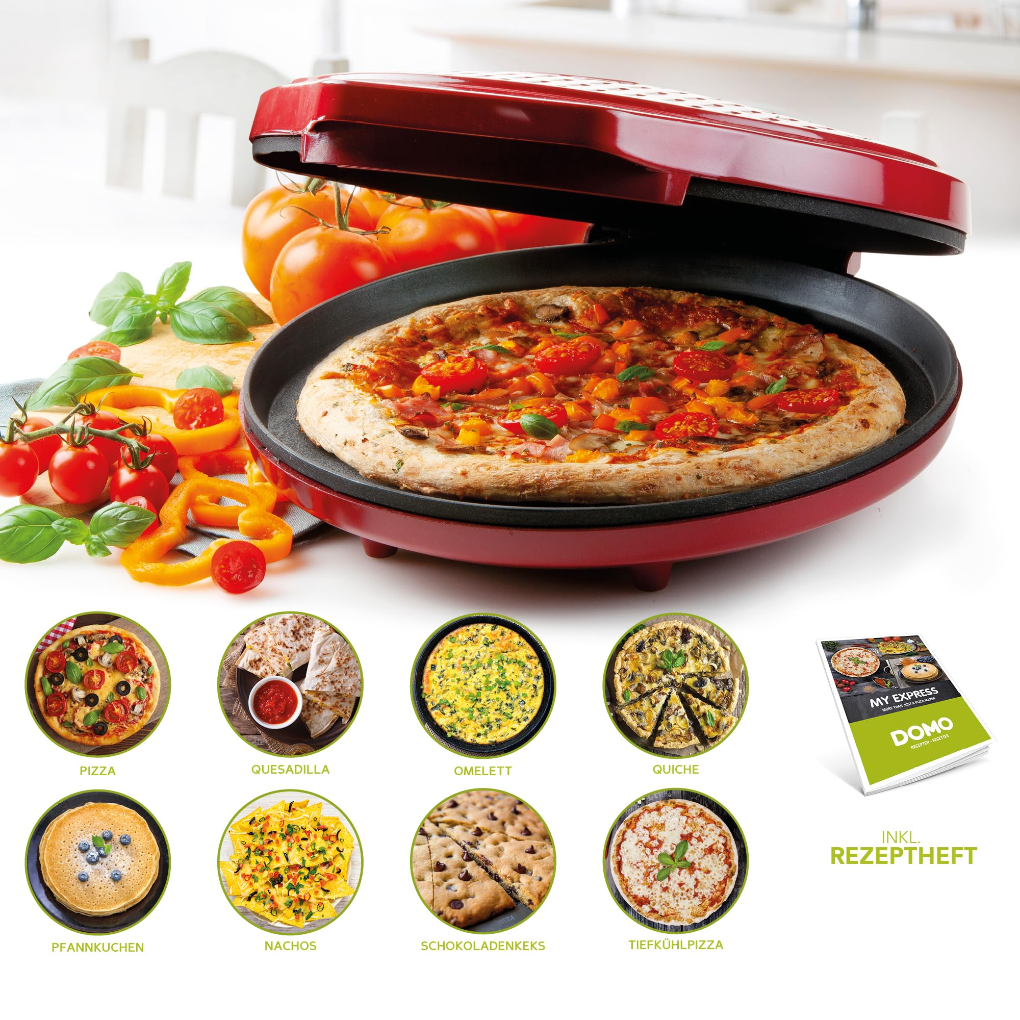 domo-do9177pz-pizzaofen-30-cm-1450-w-antihaft image 3