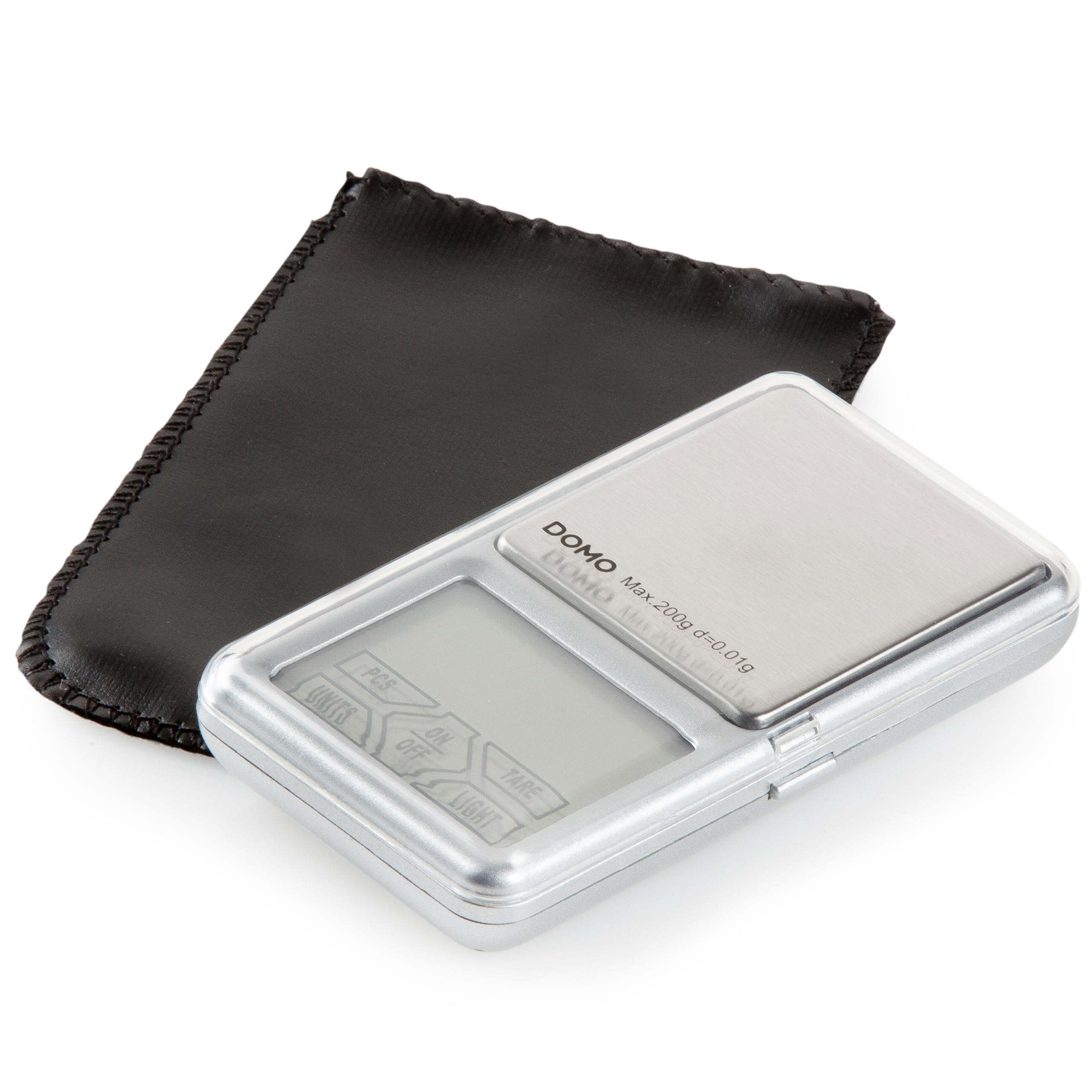 domo-do9096w-feinwaage-0-01g-200g-mit-touchscreen-taschenwaage image 1