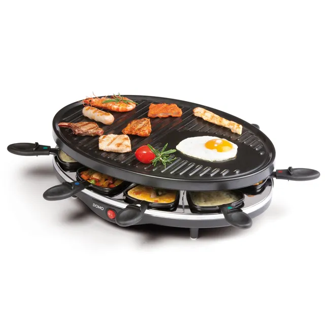 domo-do9038g-raclette-grill-f-r-8-personen-1200w image 1