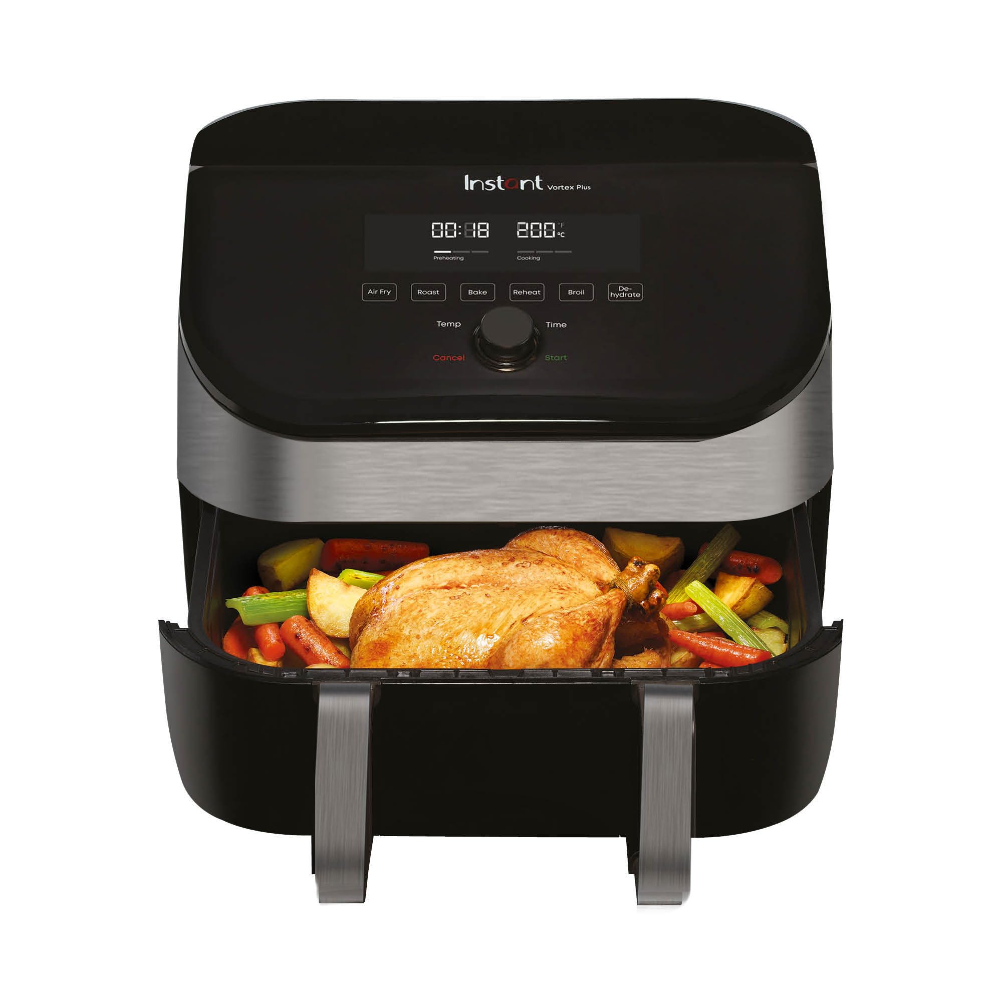 instant-pot-versazone-dual-black-hei-luftfritteuse-8-5-l-8-in-1-mit-trennwand image 8