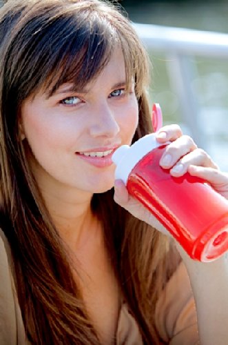 domo-do434bl-my-blender-smoothie-maker-rot-mit-300-ml-und-600-ml-flasche image 3