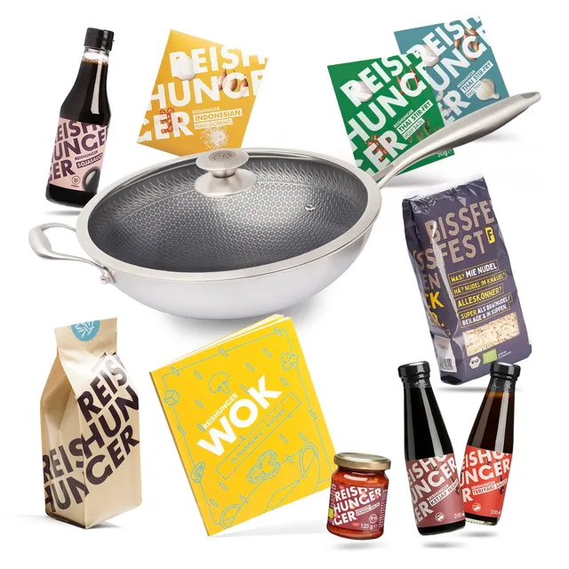 reishunger-wok-starter-set-11-teilig-edelstahl-32-cm image 1