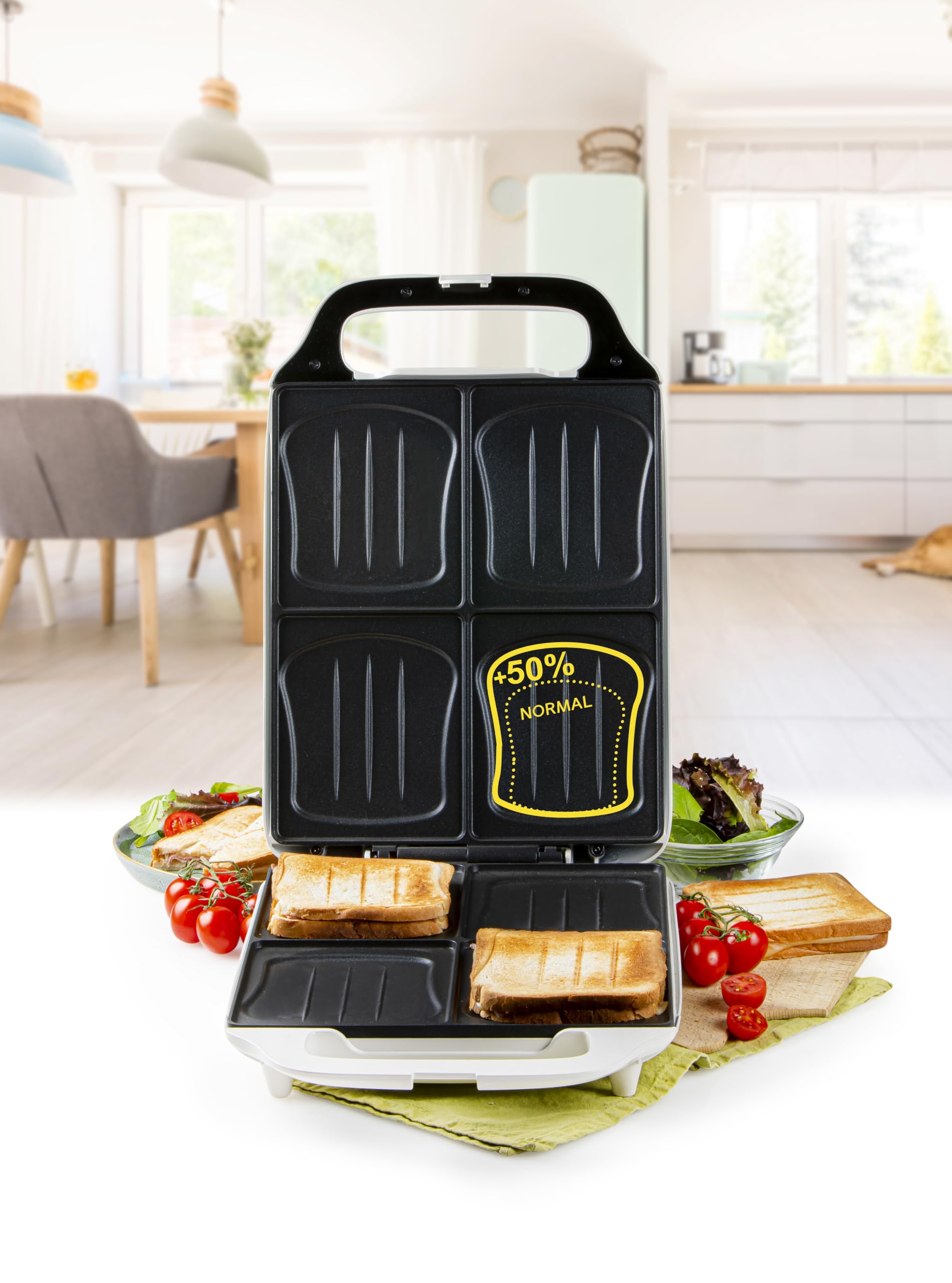 domo-do9064c-croque-family-xxl-sandwichmaker-f-r-4-sandwiches-1800w-wei image 5