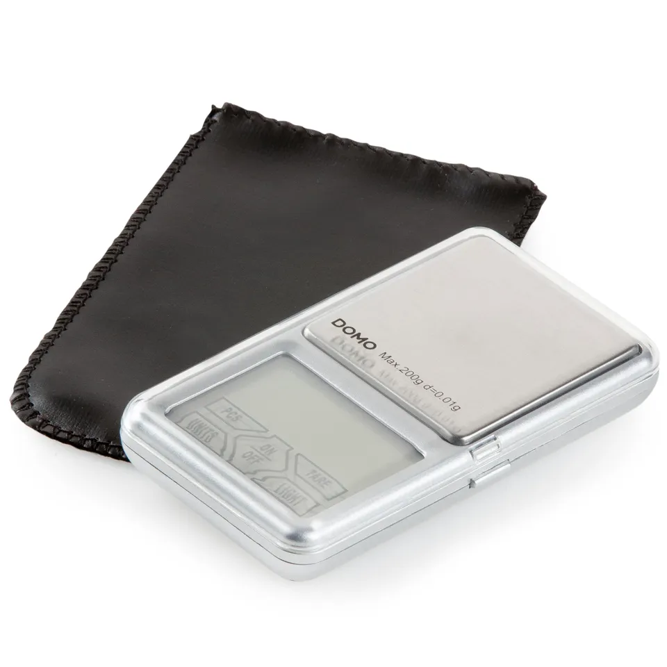 domo-do9096w-feinwaage-0-01g-200g-mit-touchscreen-taschenwaage image 1