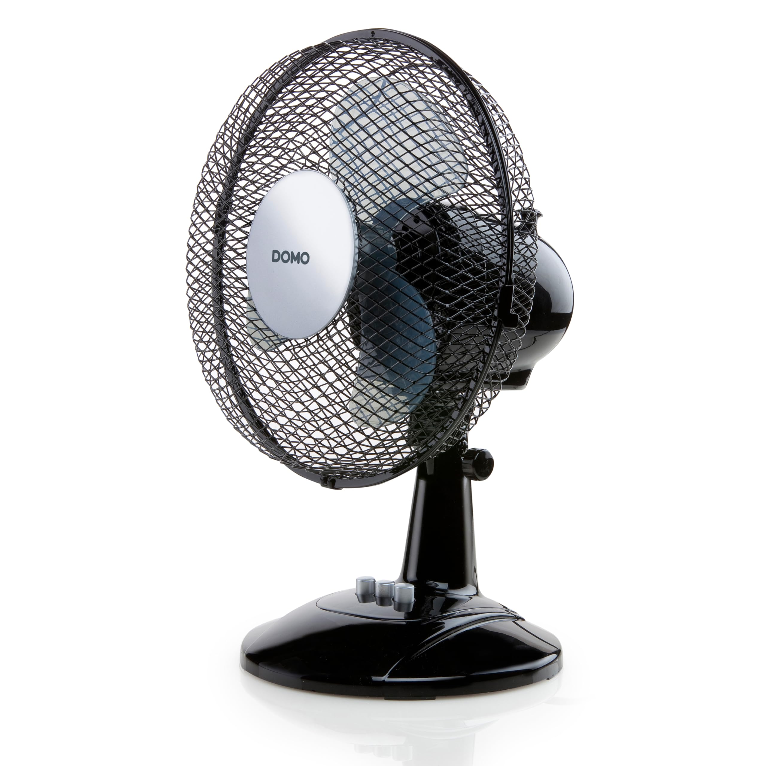 domo-do8138-tischventilator-schwarz-23-cm-2-stufen-mit-oszillation image 2